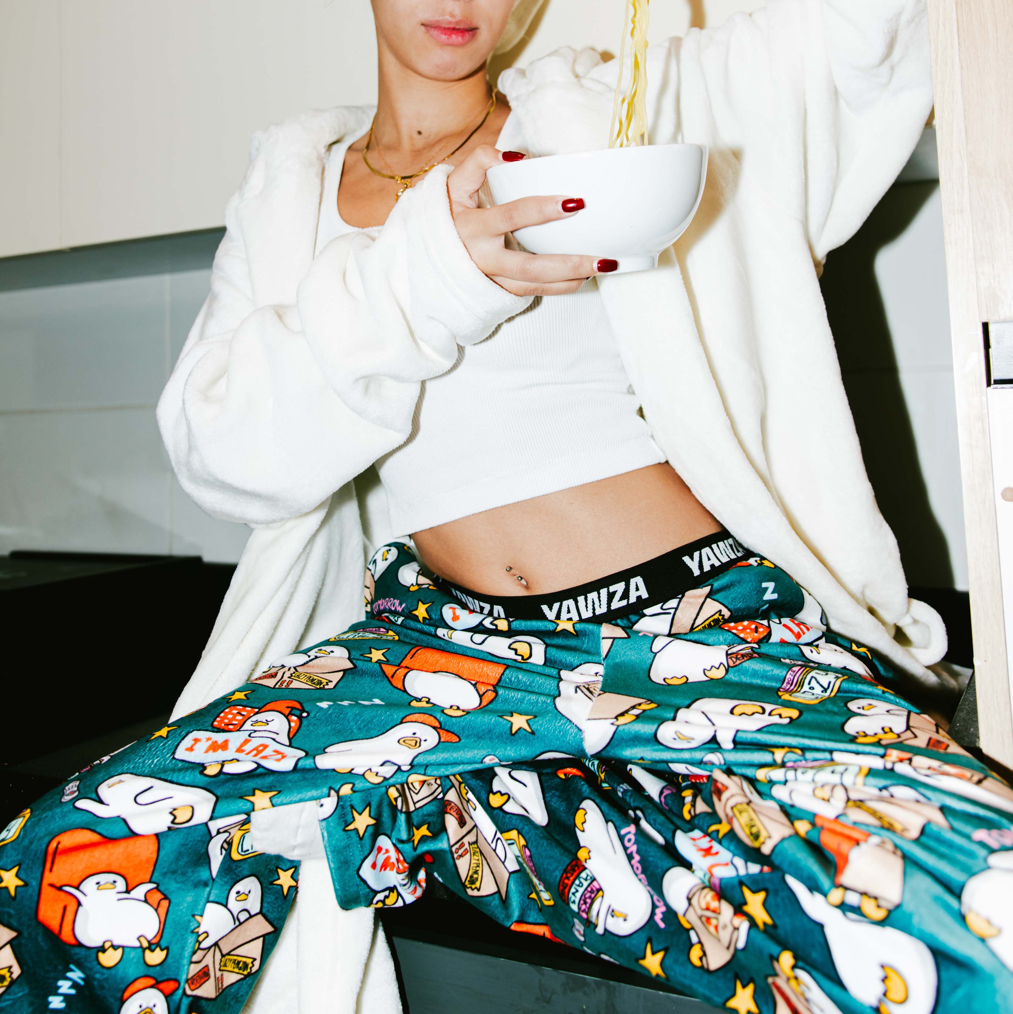 Lazy Penguins Winter PJ Pants