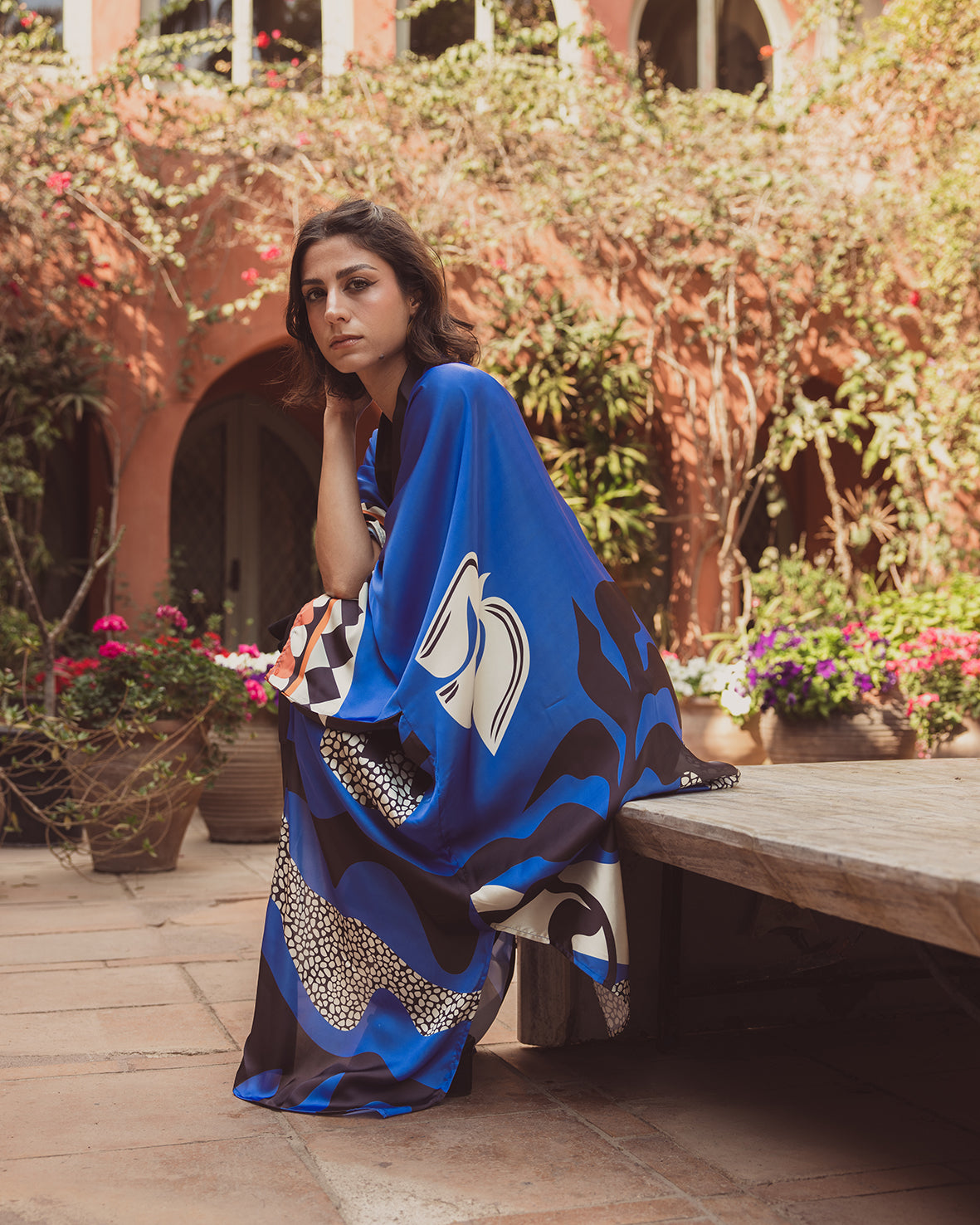 Mirage Satin Kimono