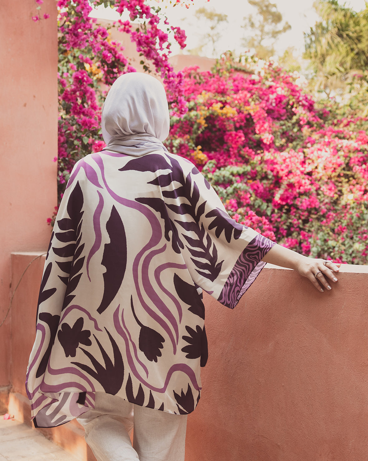 Sway Short Satin Kimono