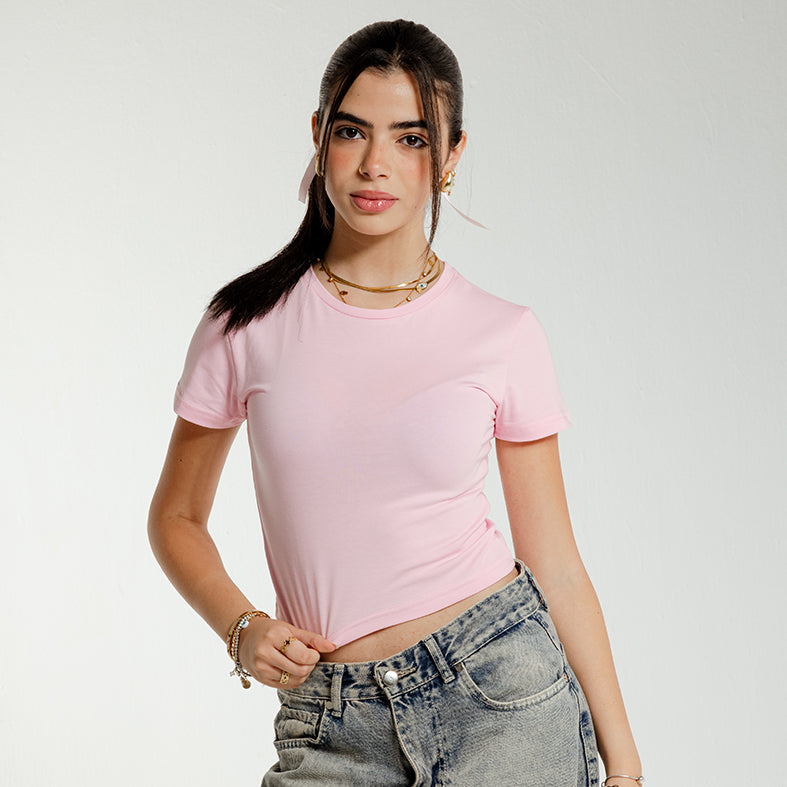 Pink Baby Tee