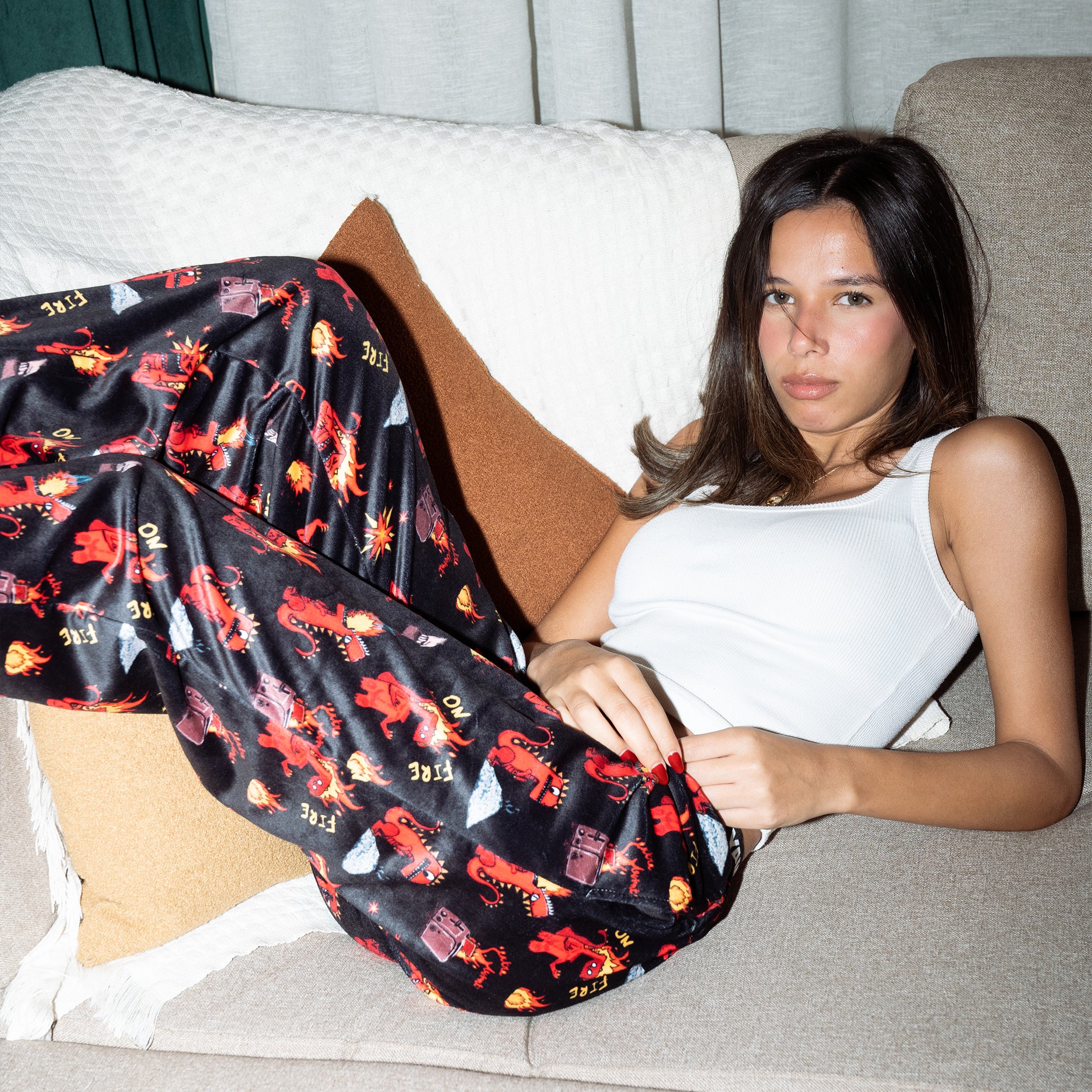 Burn Out Winter PJ Pants