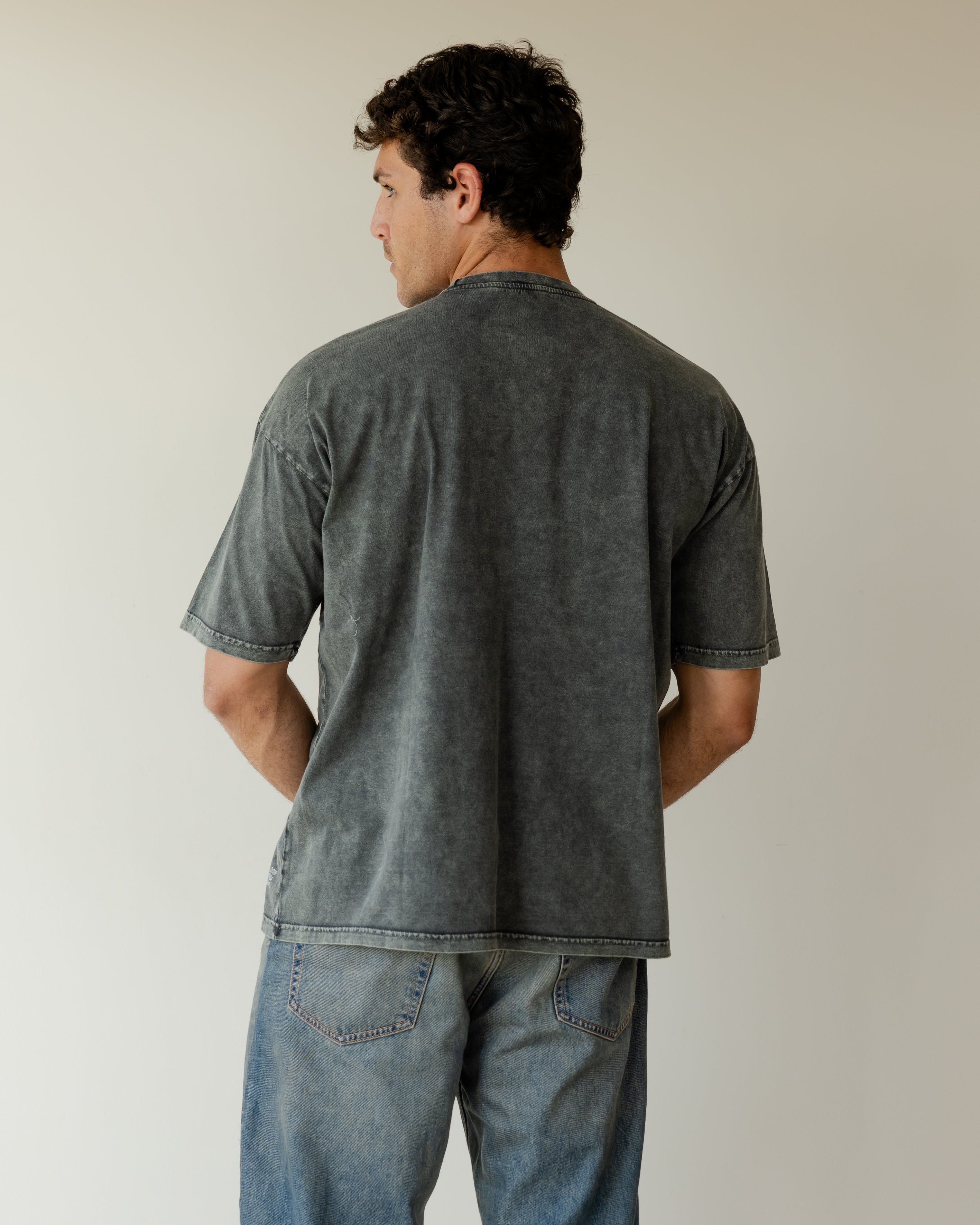 Olive Acid Wash T-Shirt