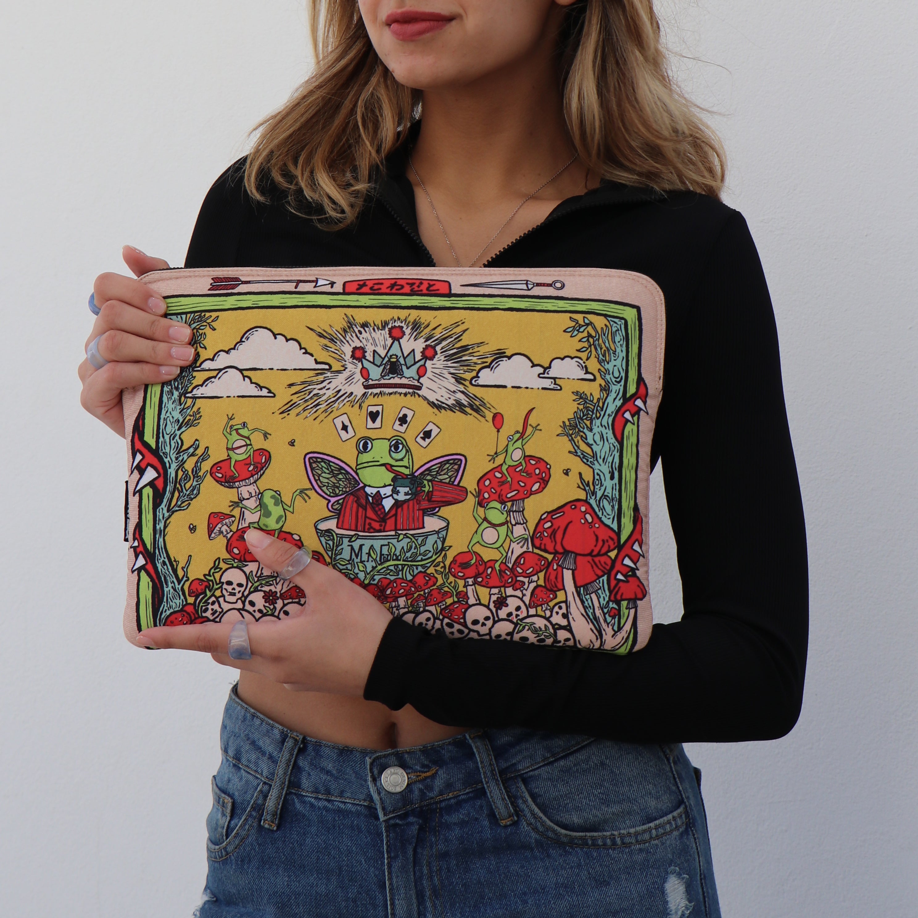 Frog King Ipad Sleeve