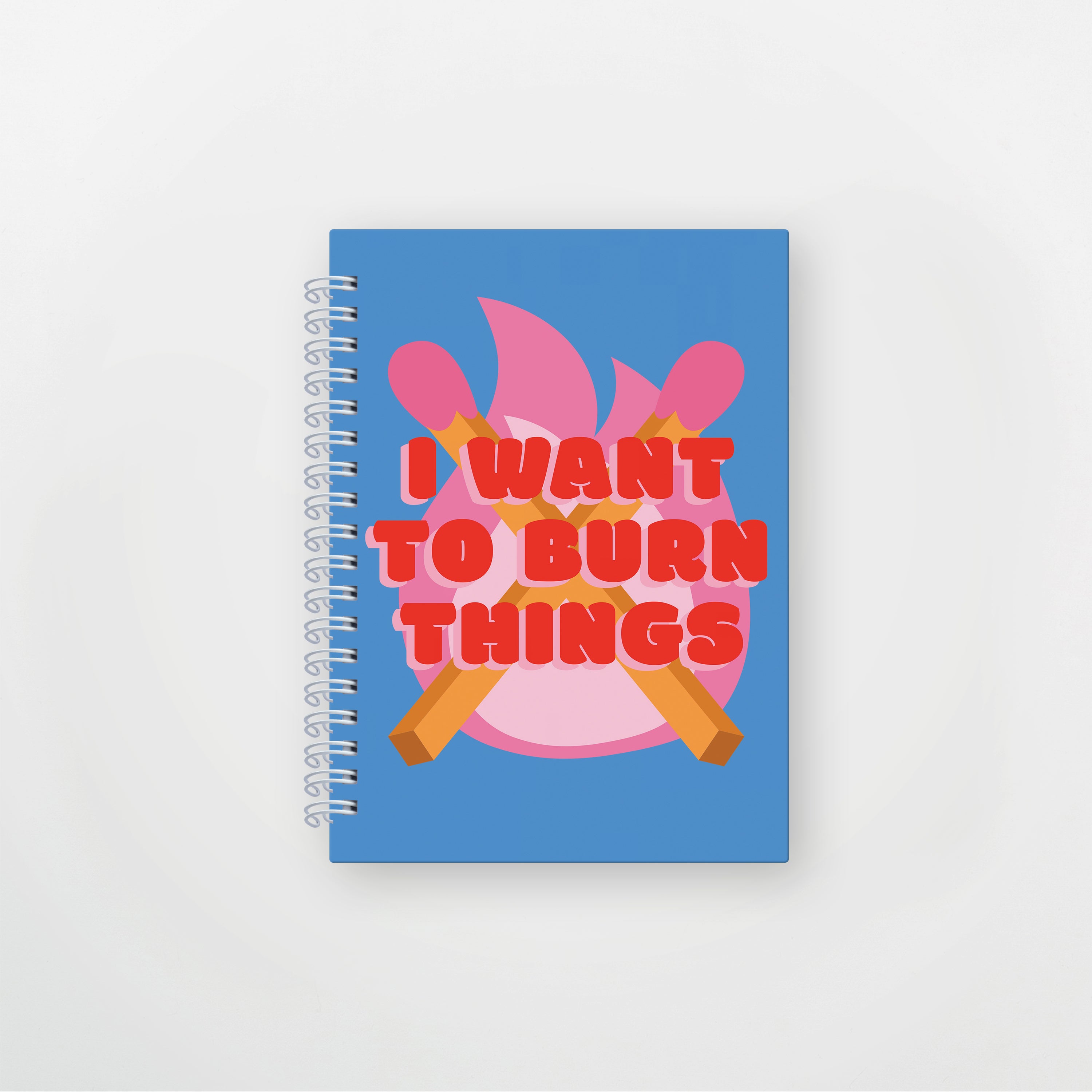 Burn Things Mini Notebook