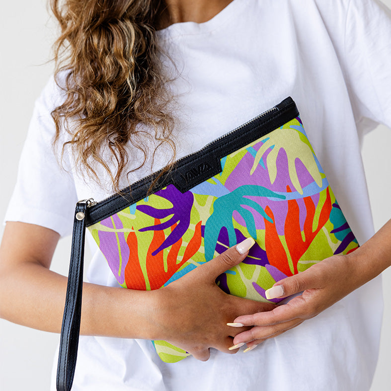 Lime Twist Clutch