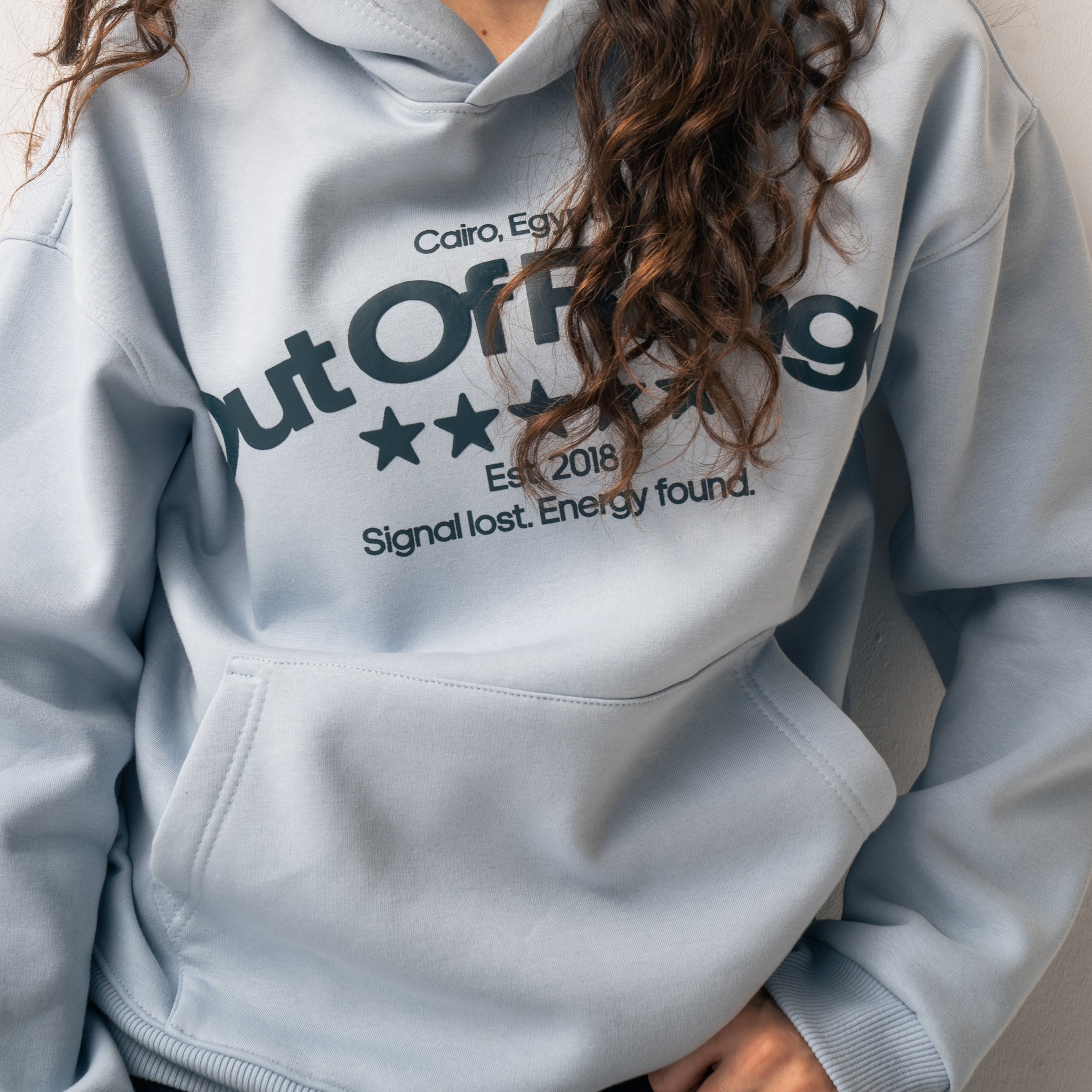 Out Of Range Blue Hoodie