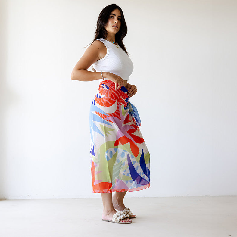 Palmera Chiffon Cover Up