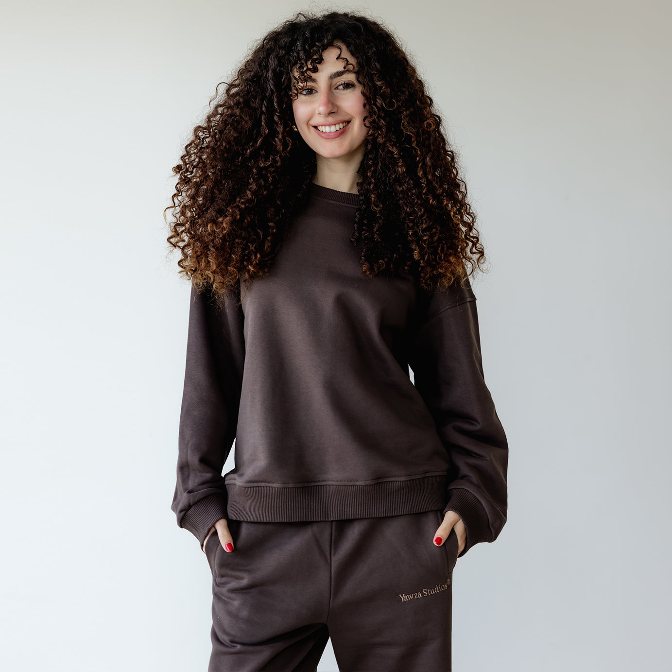 Pecan Brown Crewneck