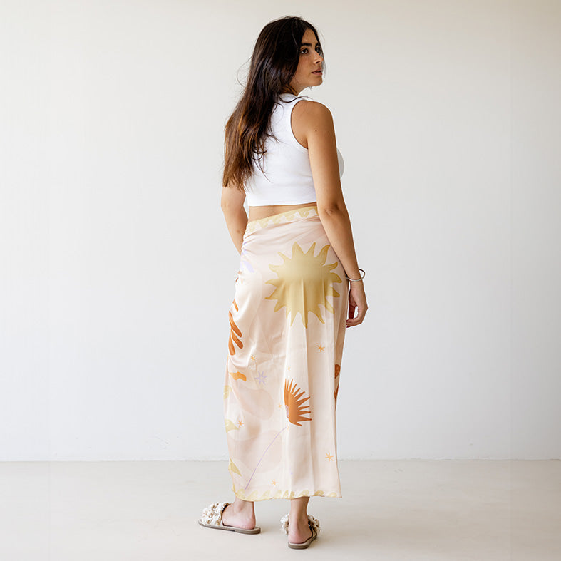 Serena Satin Cover Up