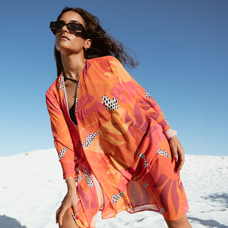 Sun Kissed Chiffon Kimono