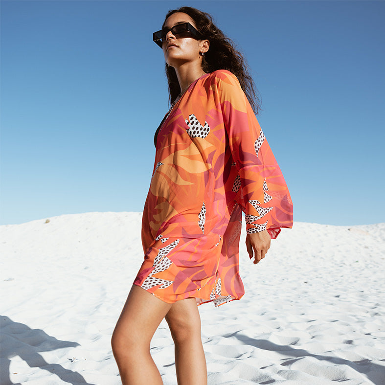 Sun Kissed Chiffon Kimono
