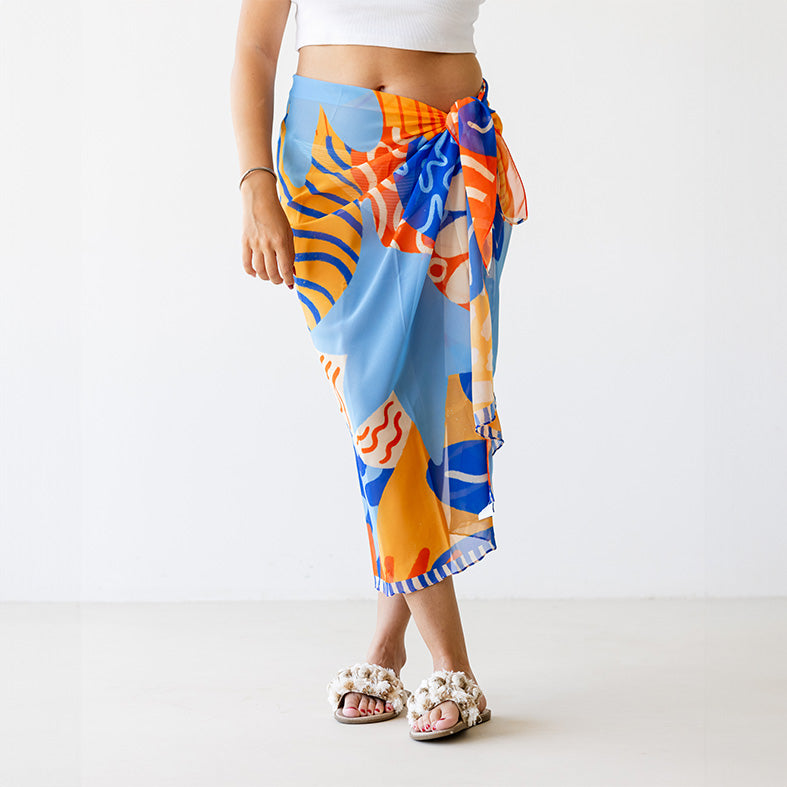 Under The Sea Chiffon Cover Up