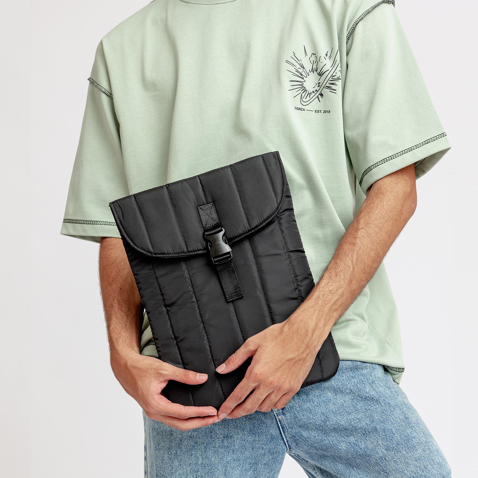 Black Nylon Laptop Sleeve