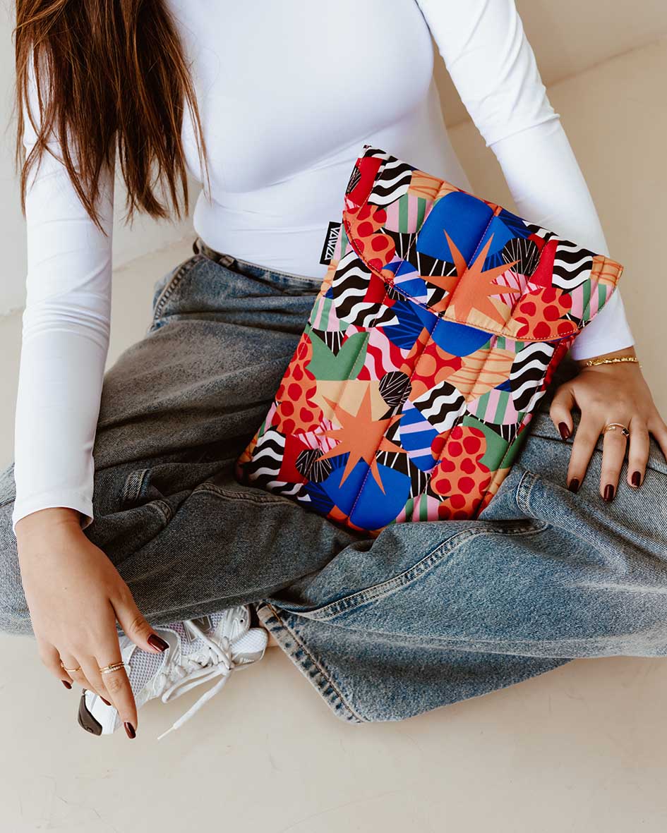 Fiesta Puffy Laptop Sleeve