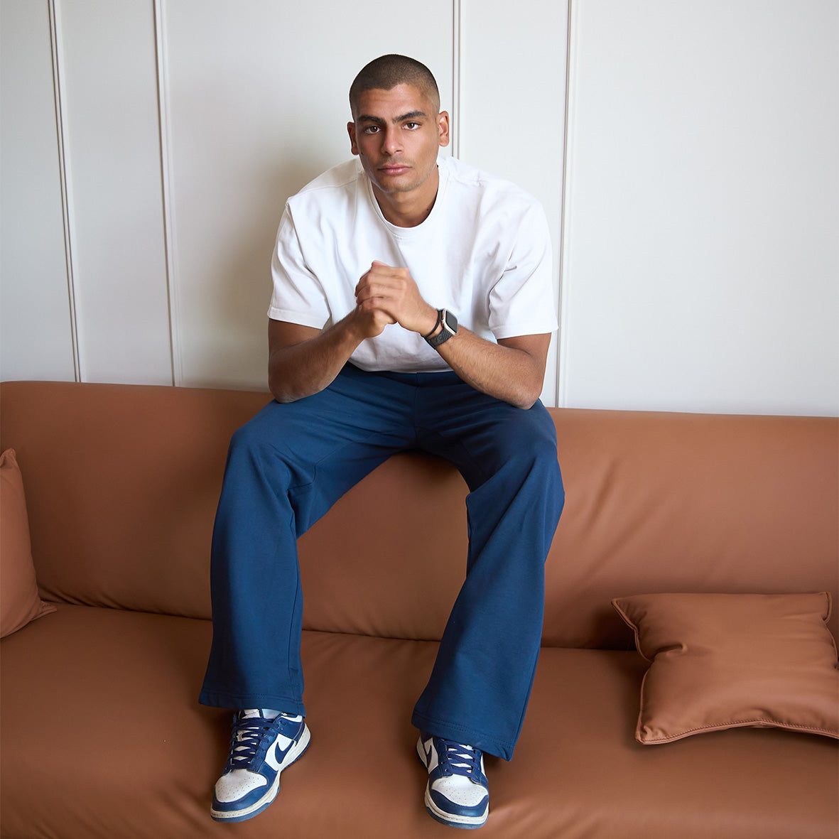 Navy Relaxed Fit Sweatpants