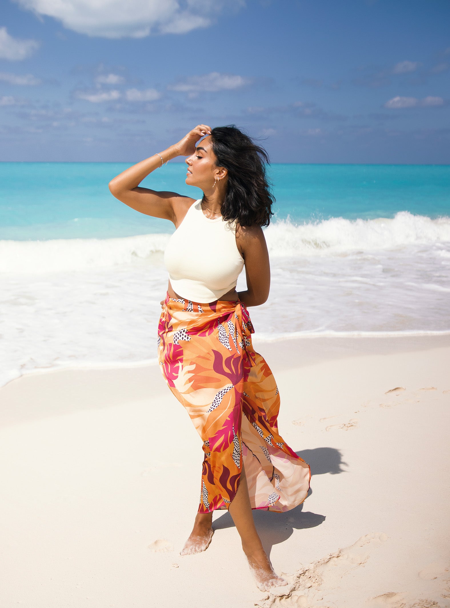 Sun Kissed Wrap Skirt