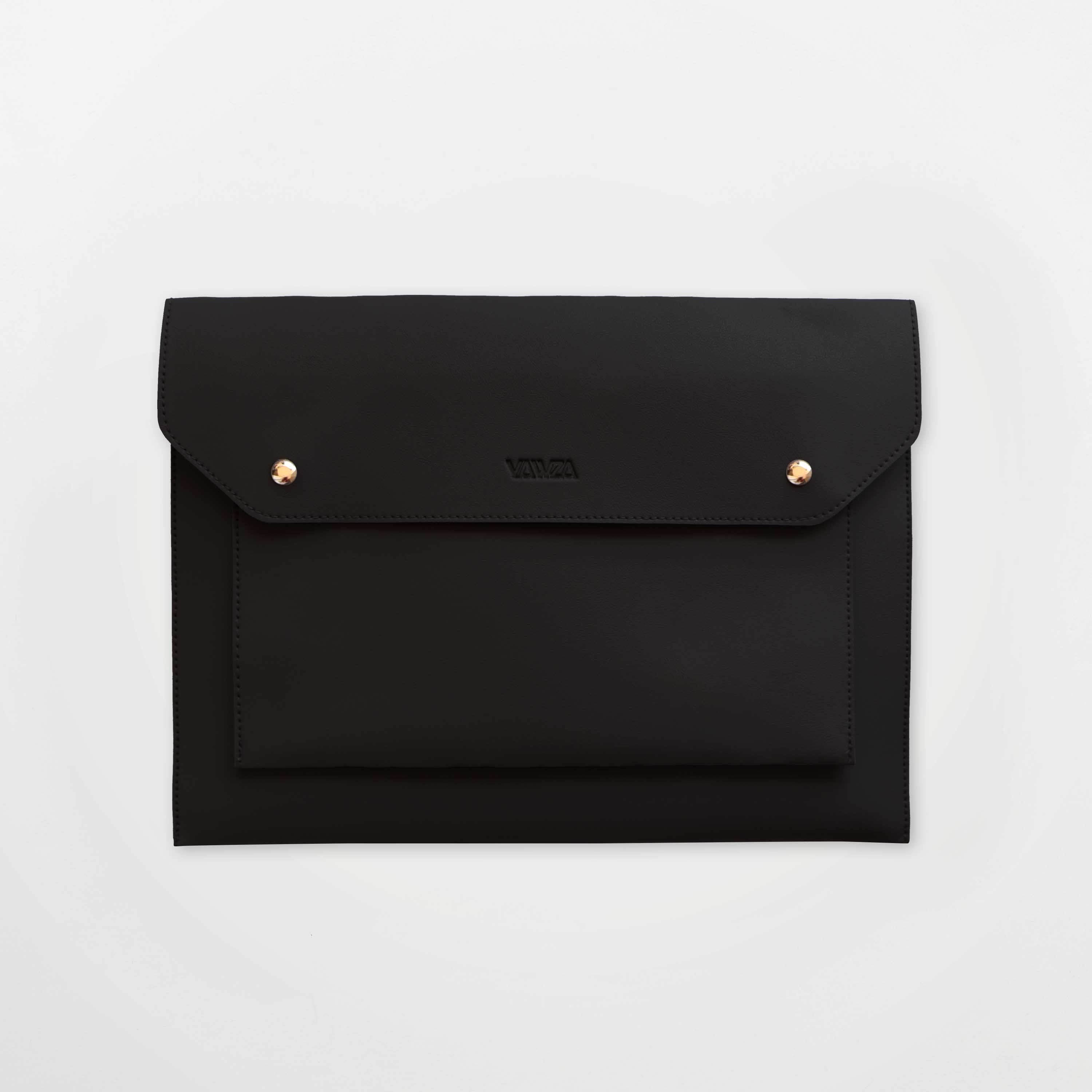 Black Laptop Folder