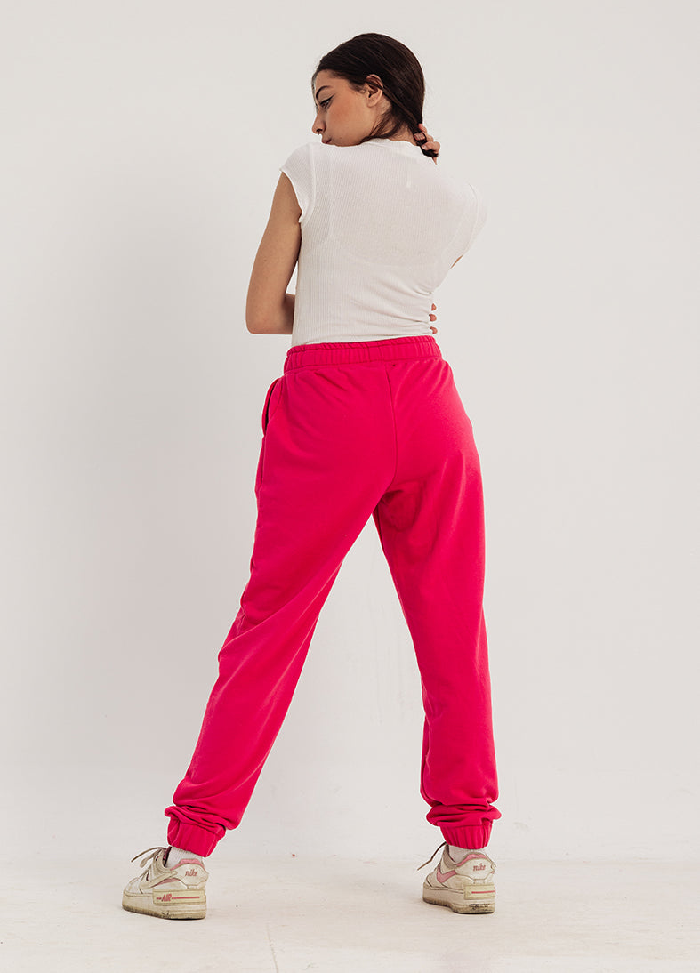 SWEATPANTS IN CANDY PINK – BUNNIES' ROOM