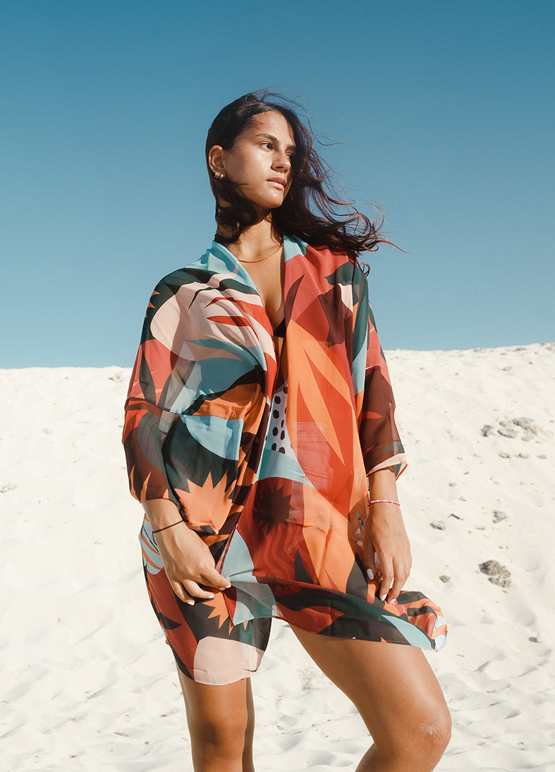 Helios Chiffon Kimono