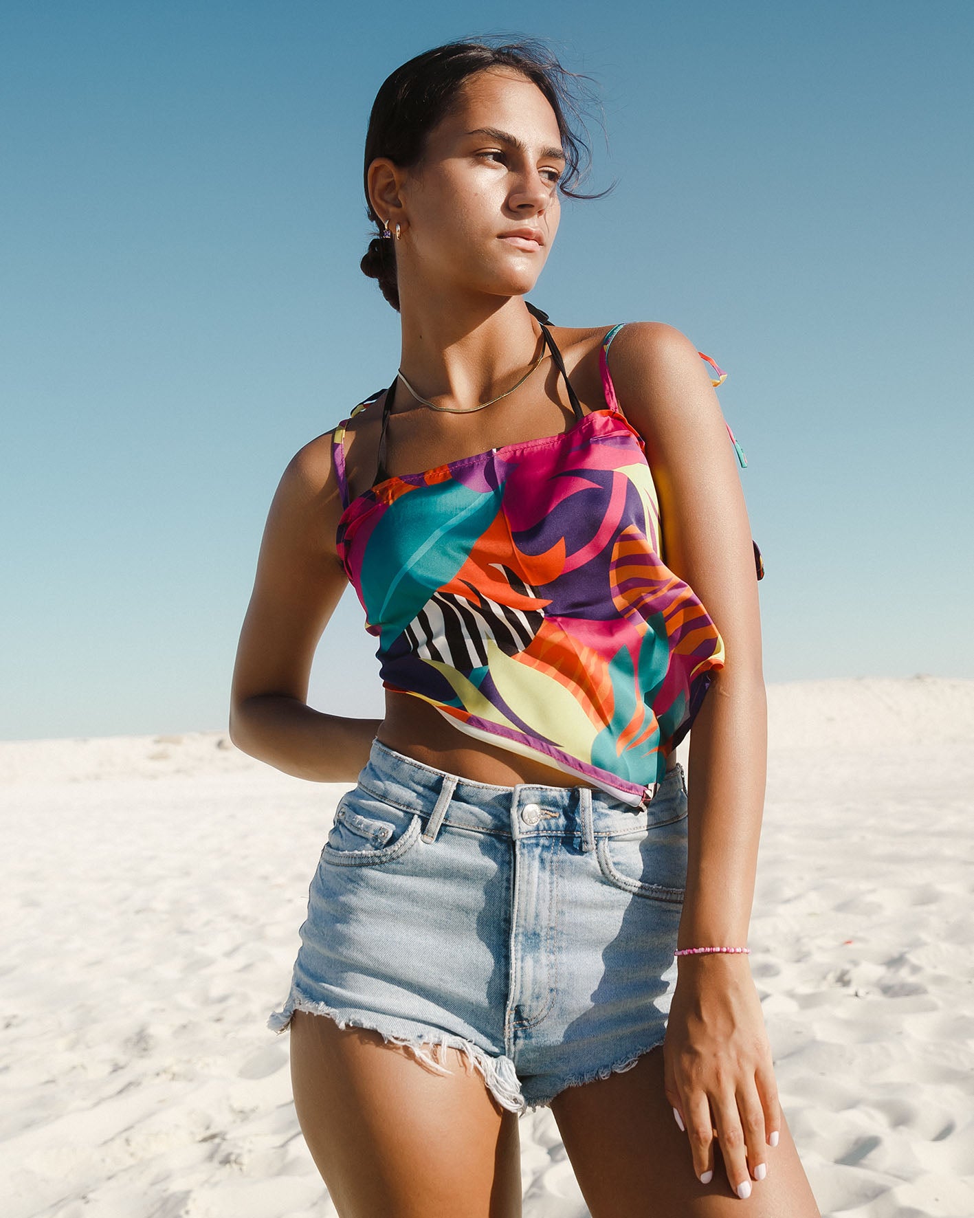 Hot Mess Satin Top