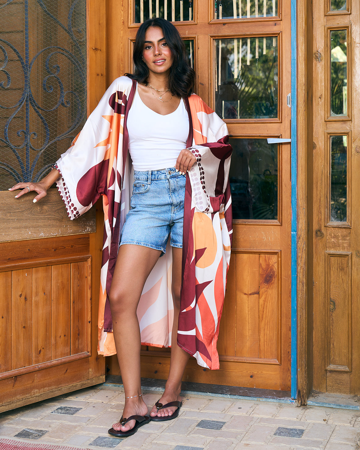 Sunwashed Kimono