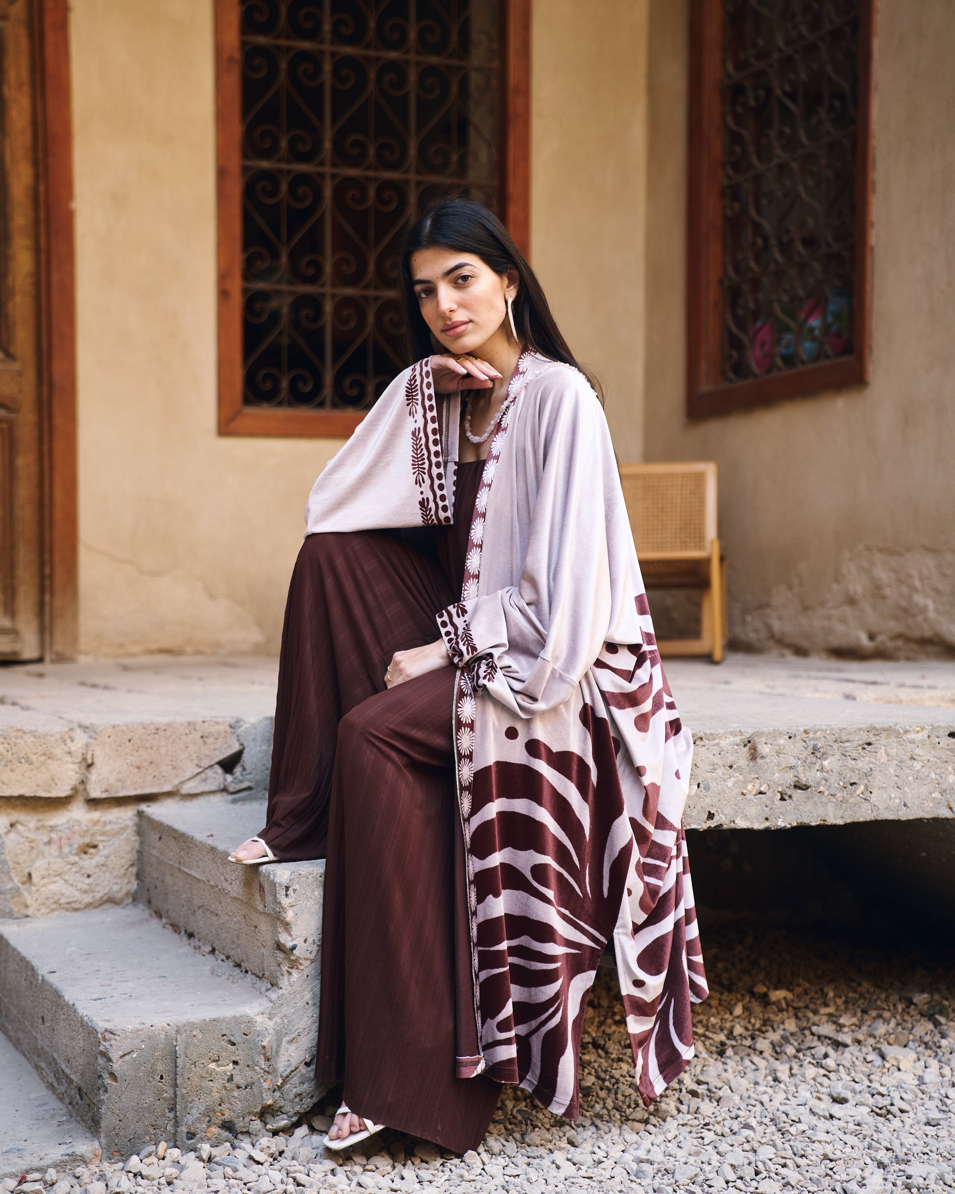 Cora Velvet Kimono