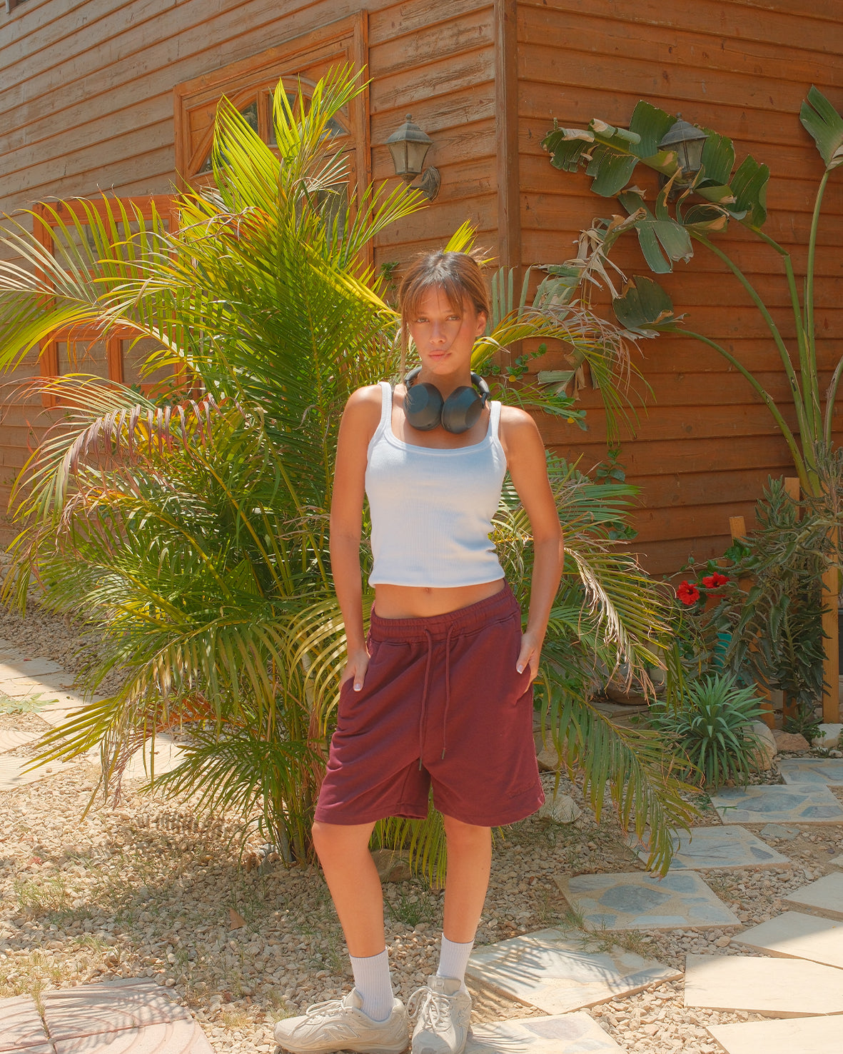 Burgundy Shorts