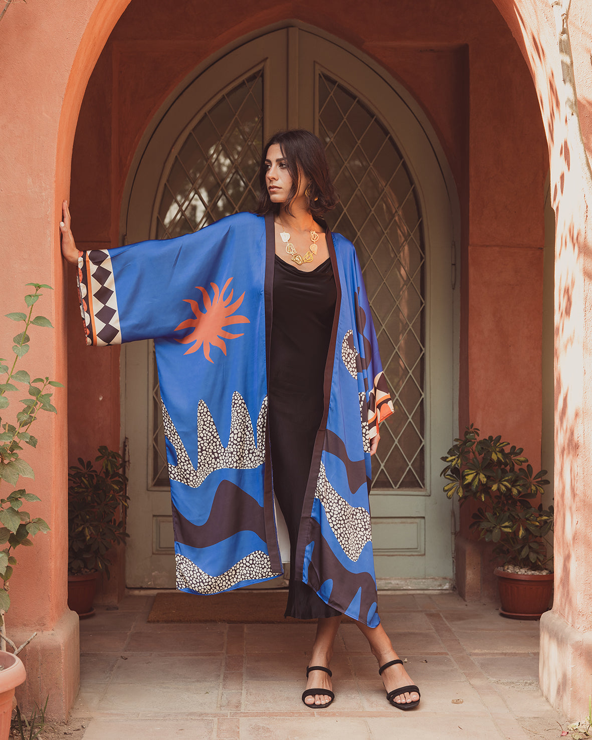 Mirage Satin Kimono