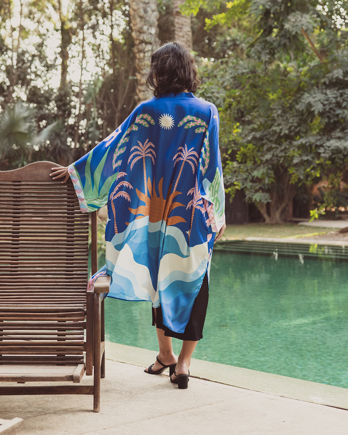 Stella Satin Kimono