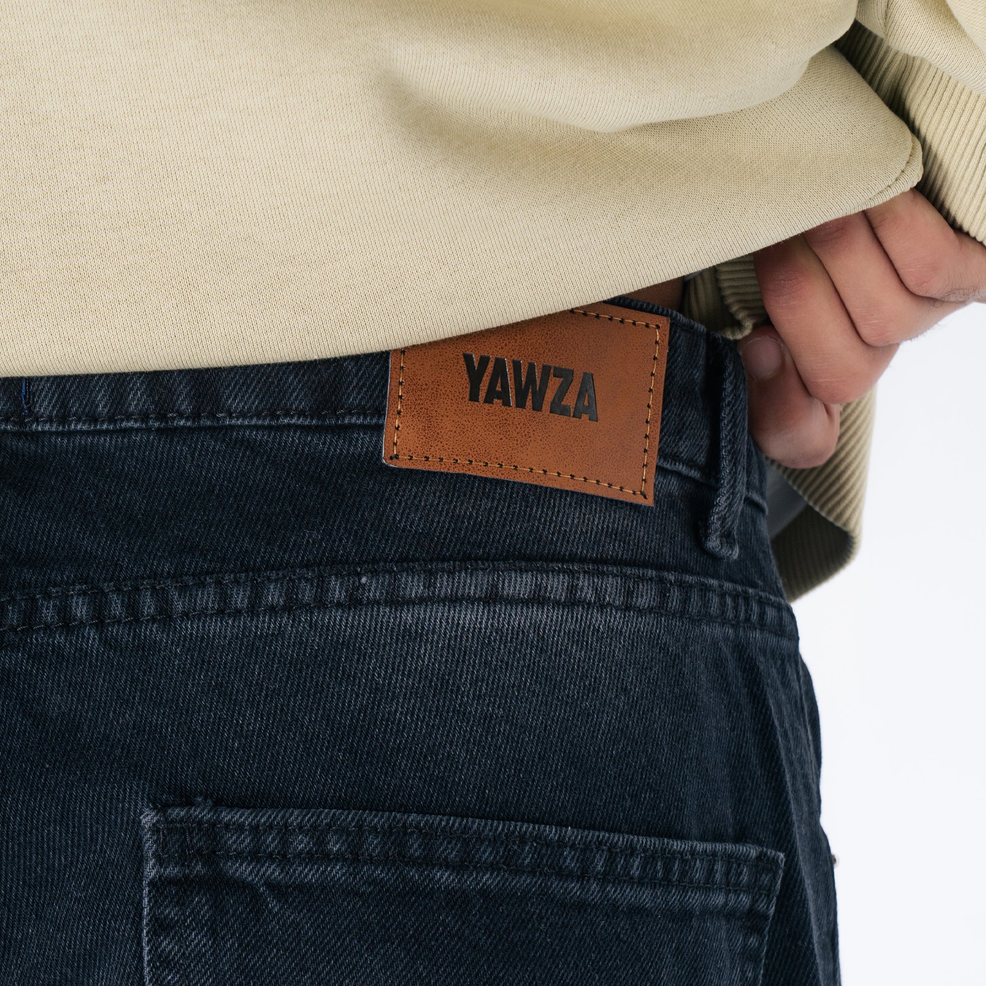 Faded Black Men Denim