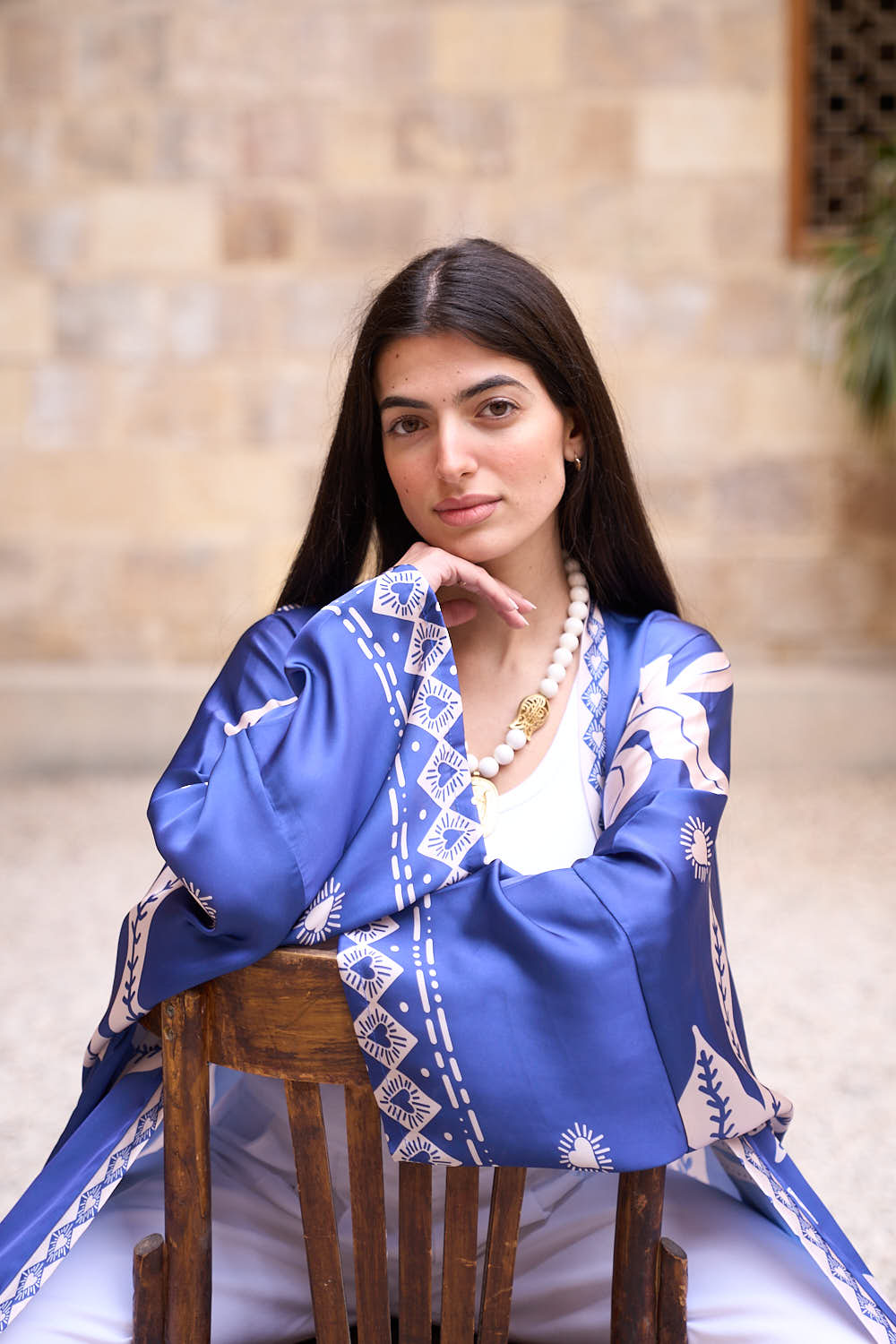 Lyla Satin Kimono