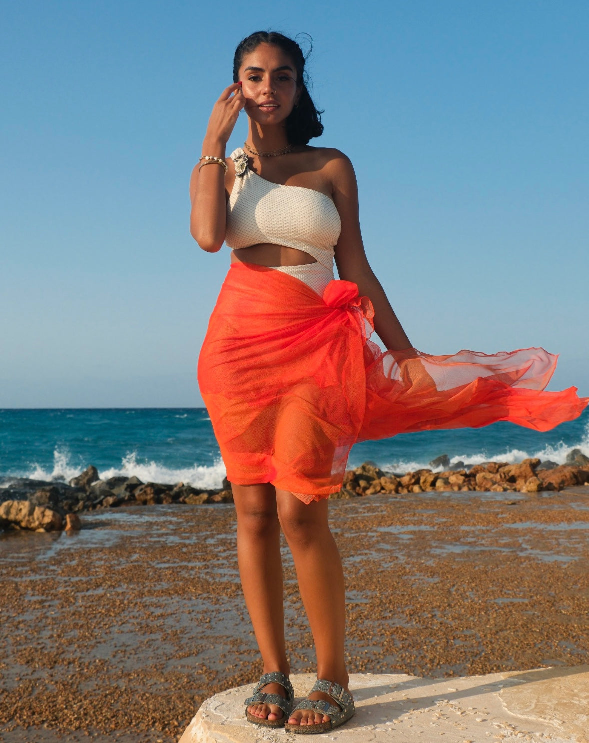 Mimosa Mesh Cover Up