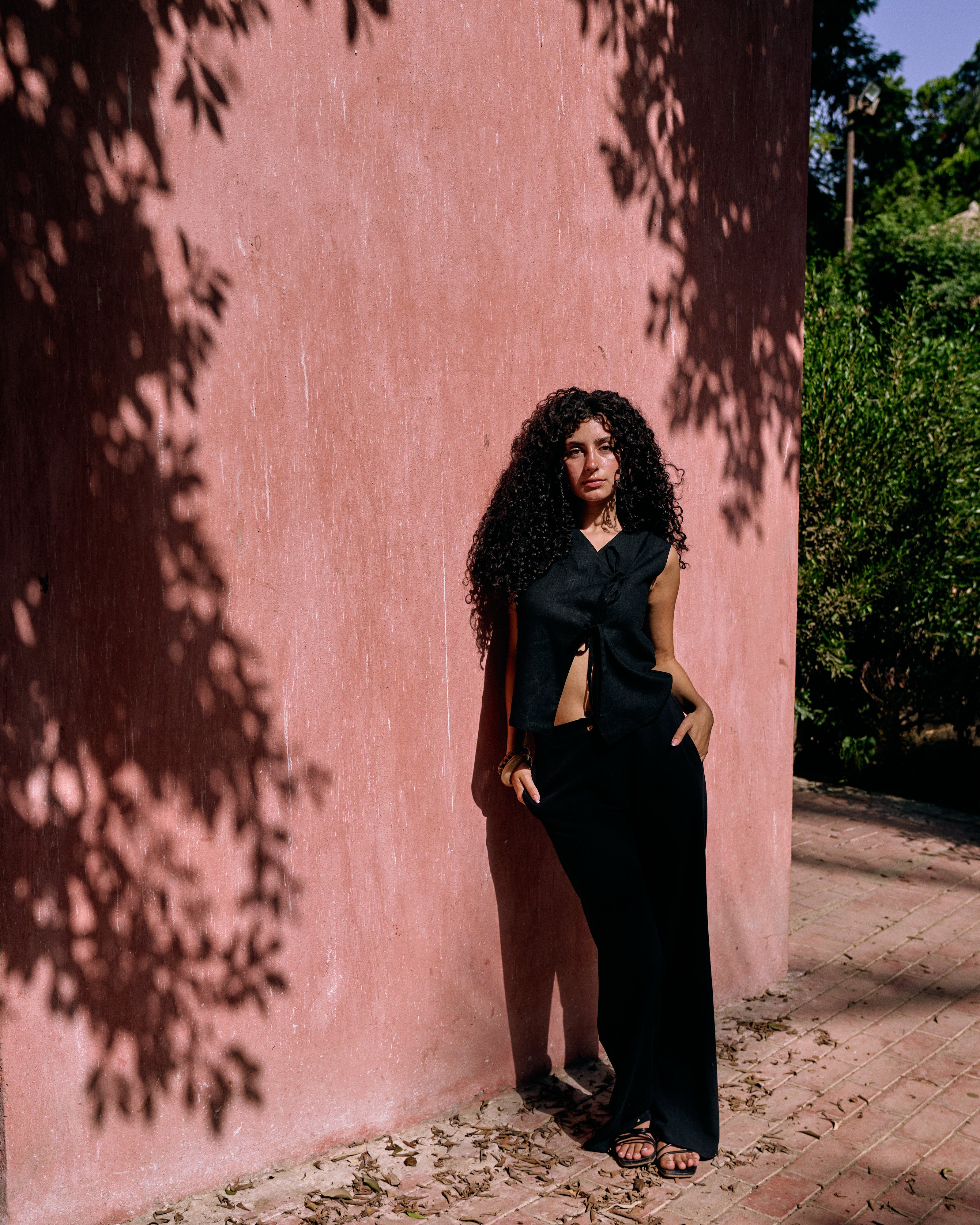 Black Linen Pants