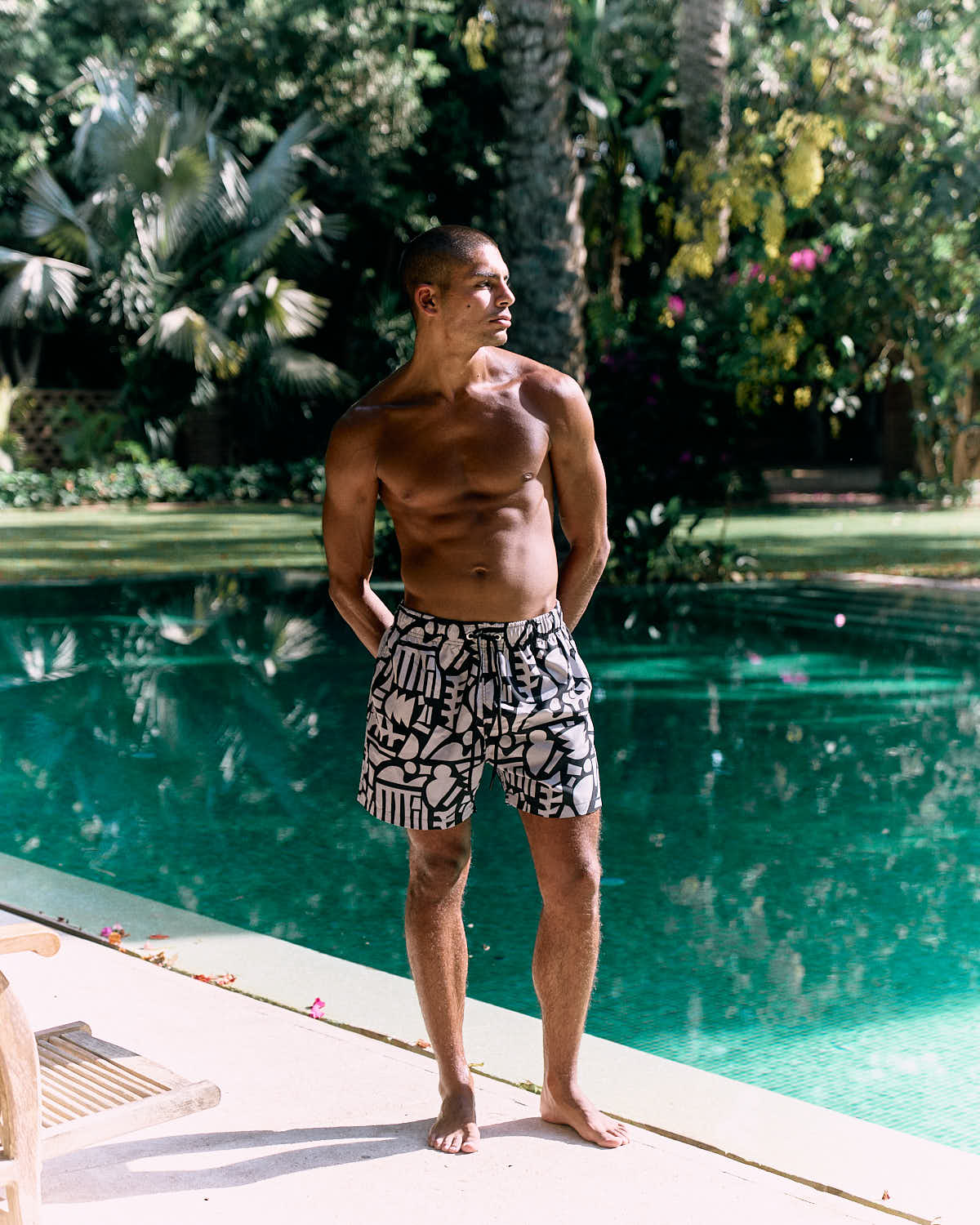 Abstract Swimshort