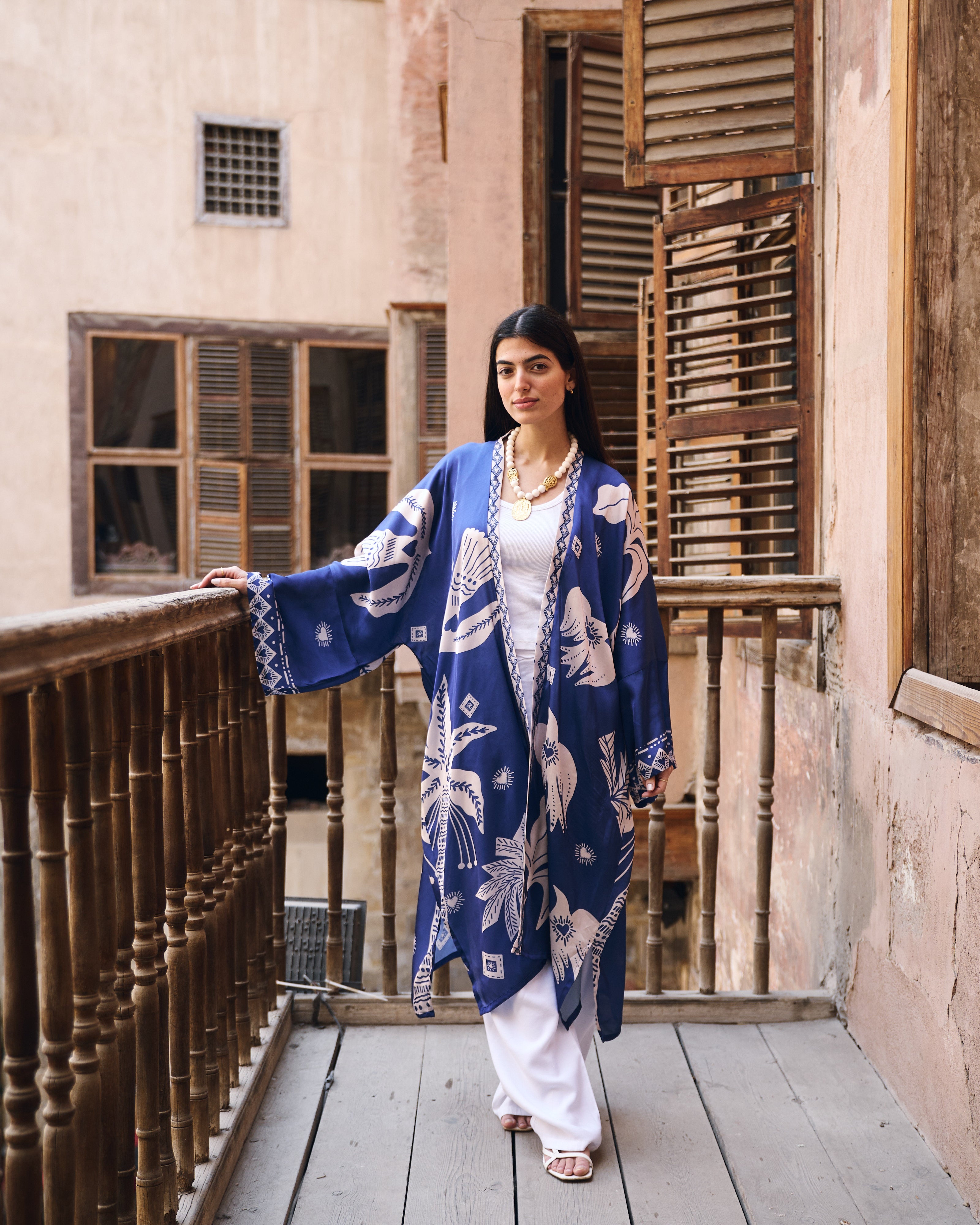 Lyla Satin Kimono