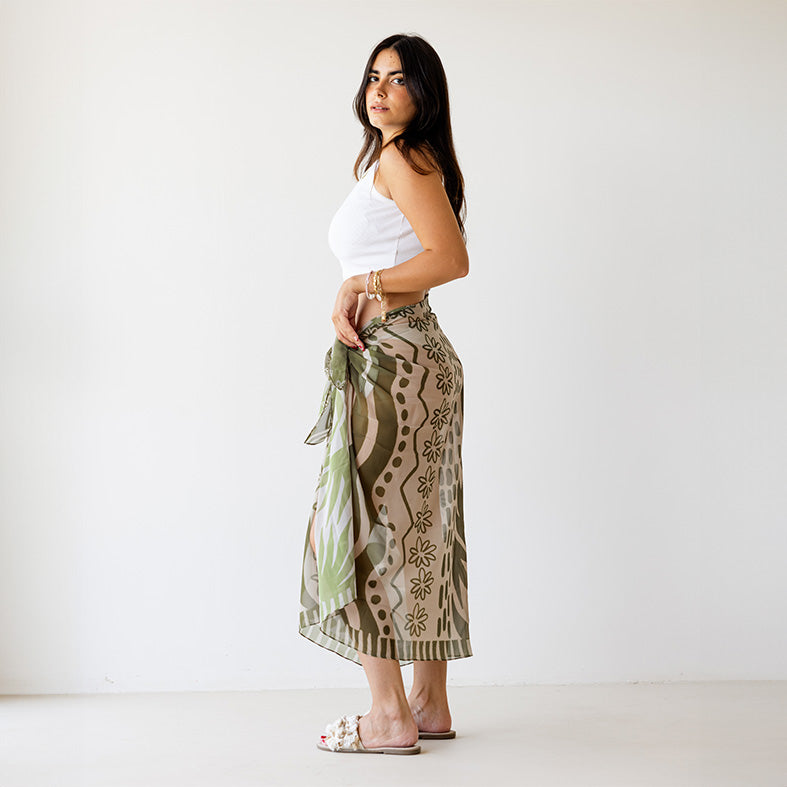 Jardin Chiffon Cover Up