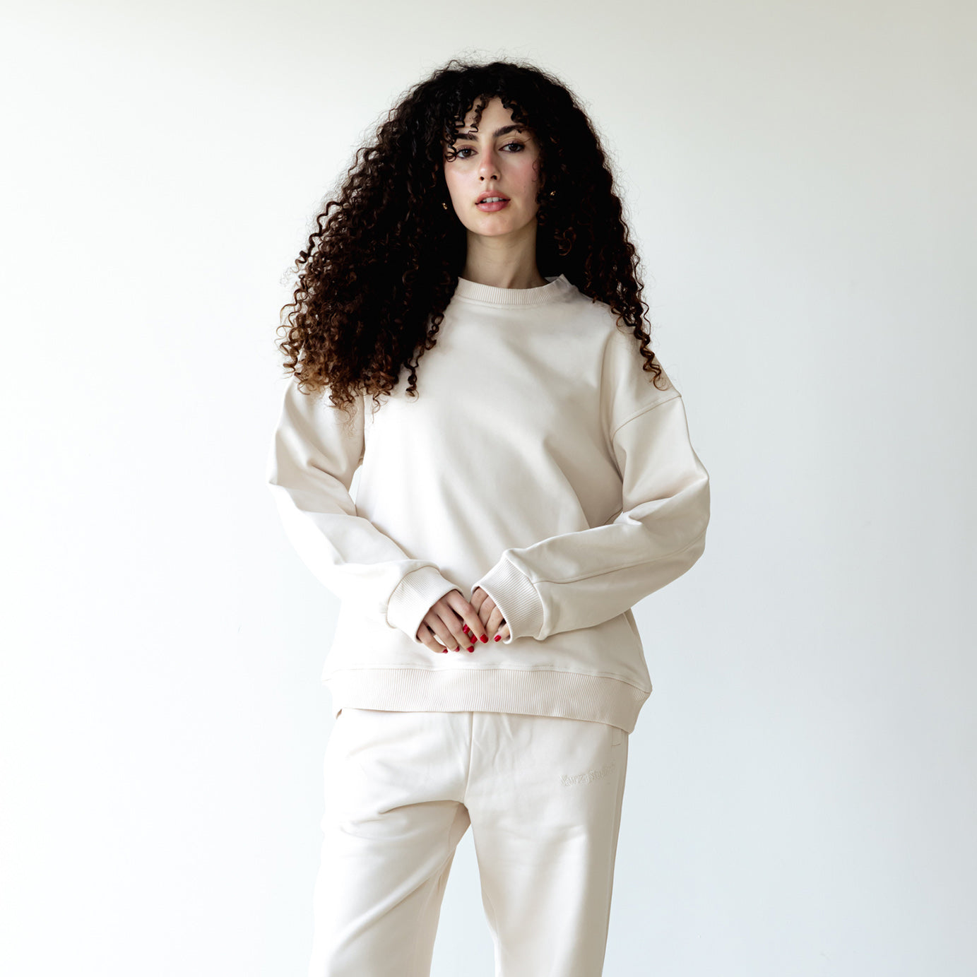 Light Beige Crewneck