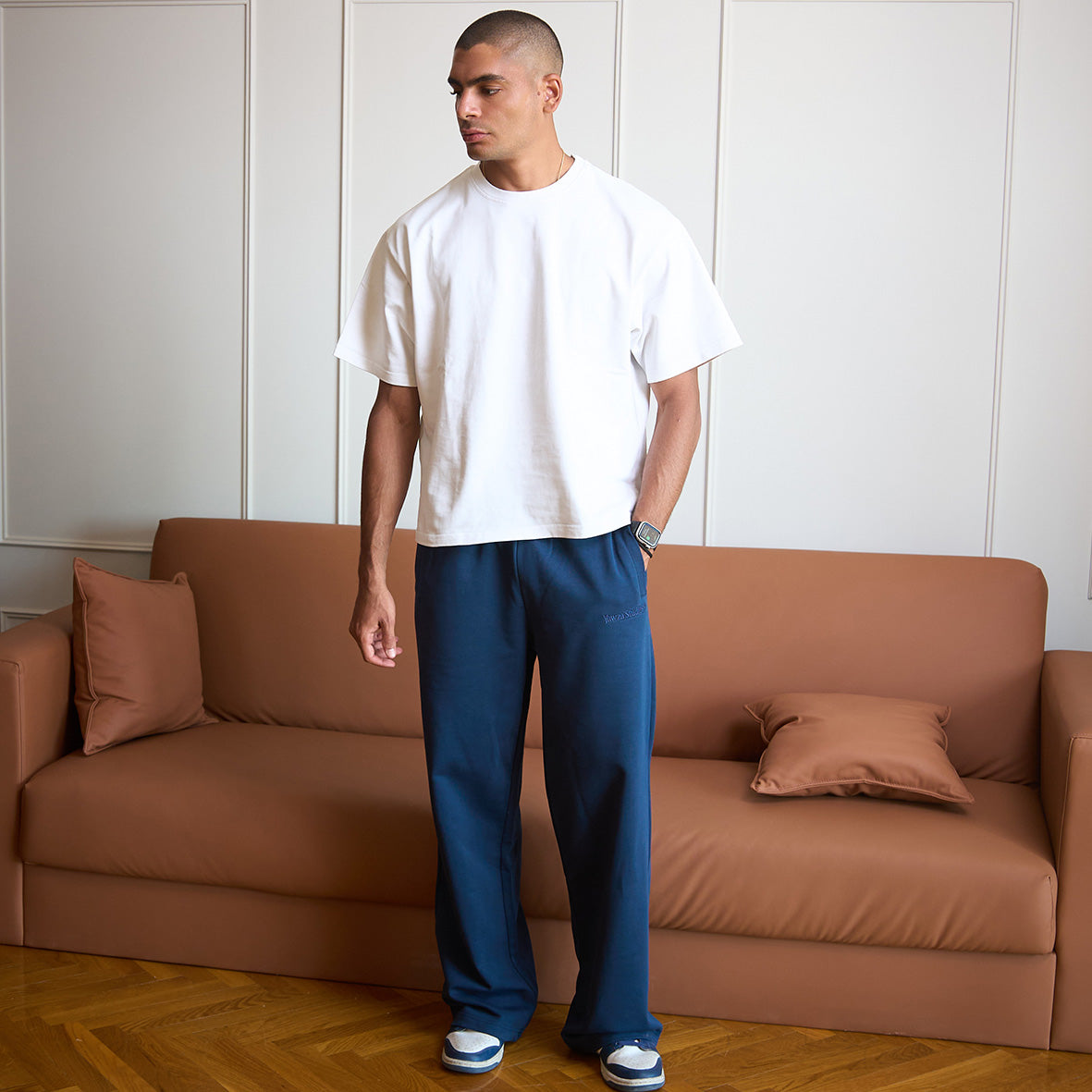 Navy Relaxed Fit Sweatpants