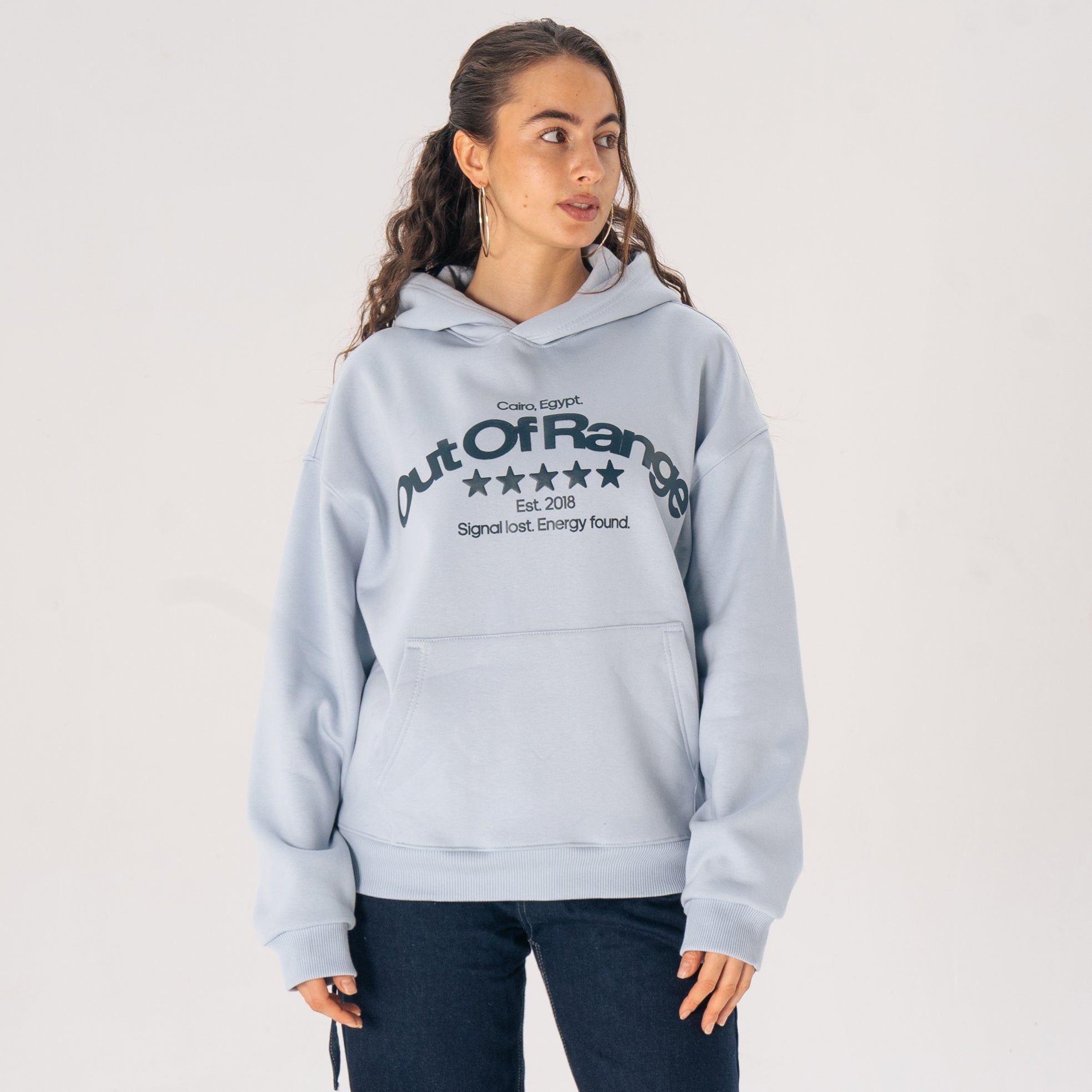 Out Of Range Blue Hoodie