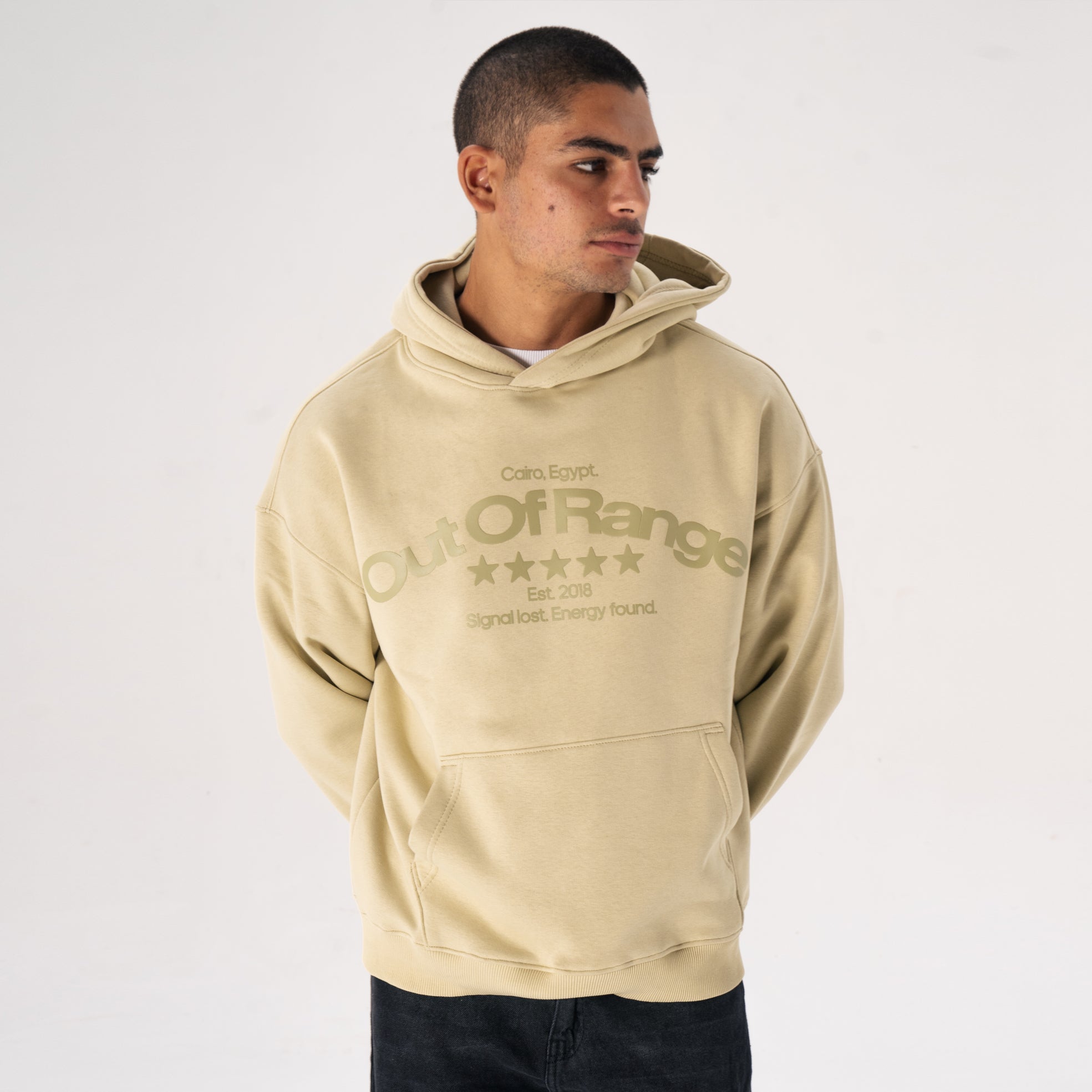 Out Of Range Green Hoodie