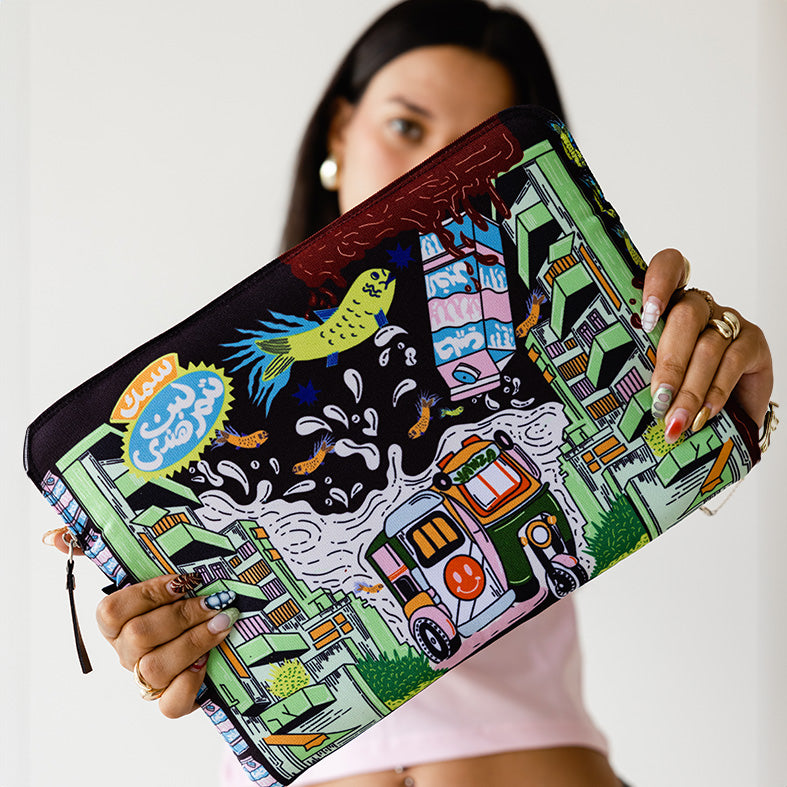 Samak Laban Tamr Hindy Laptop Sleeve