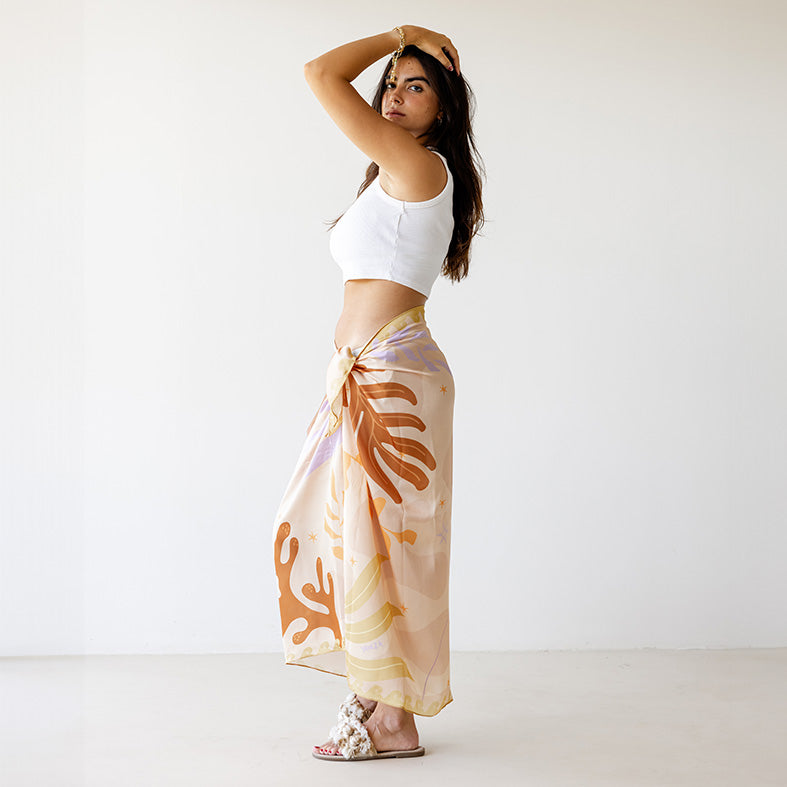 Serena Satin Cover Up