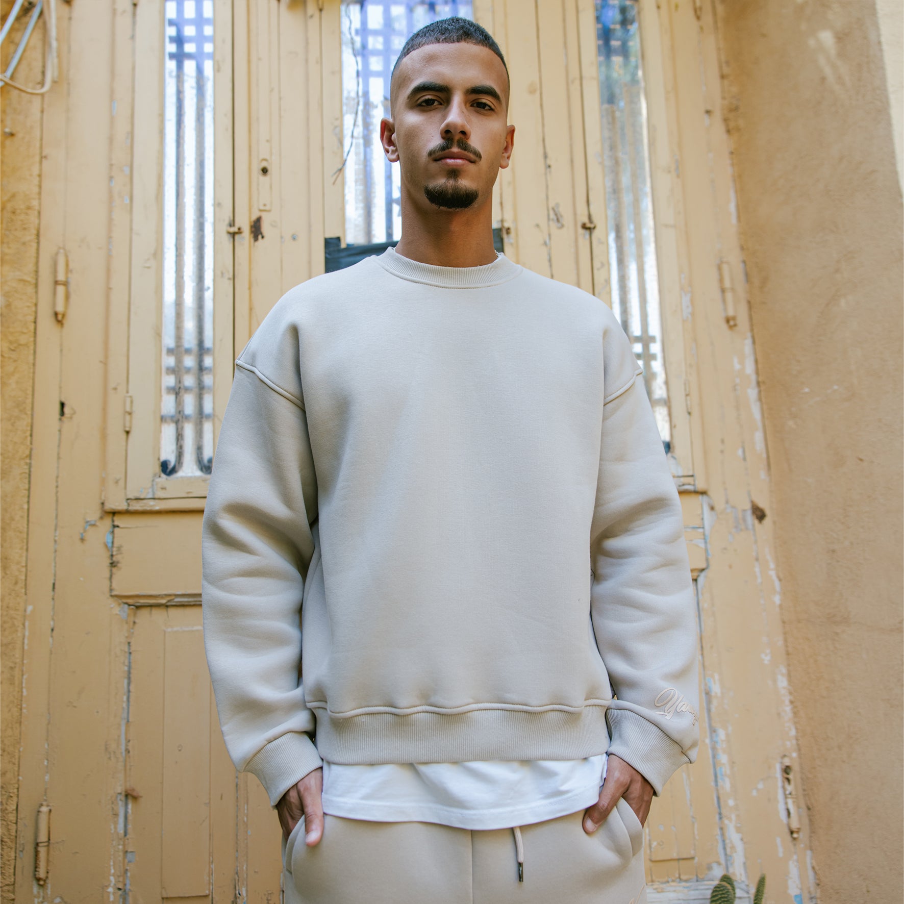 Sand stone Crewneck