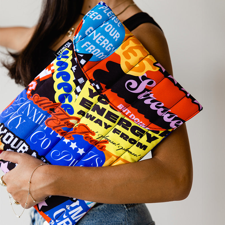 Stressed Puffy Laptop Sleeve