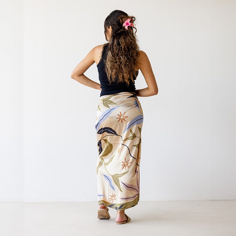 Sunlit Satin Cover Up