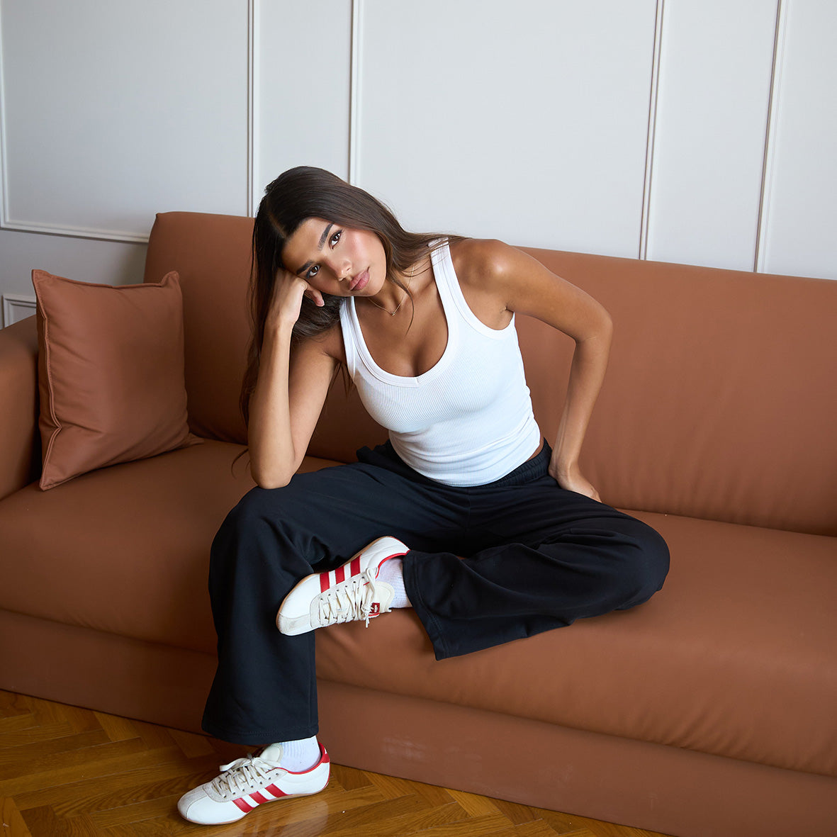 Black Relaxed Fit Sweatpants