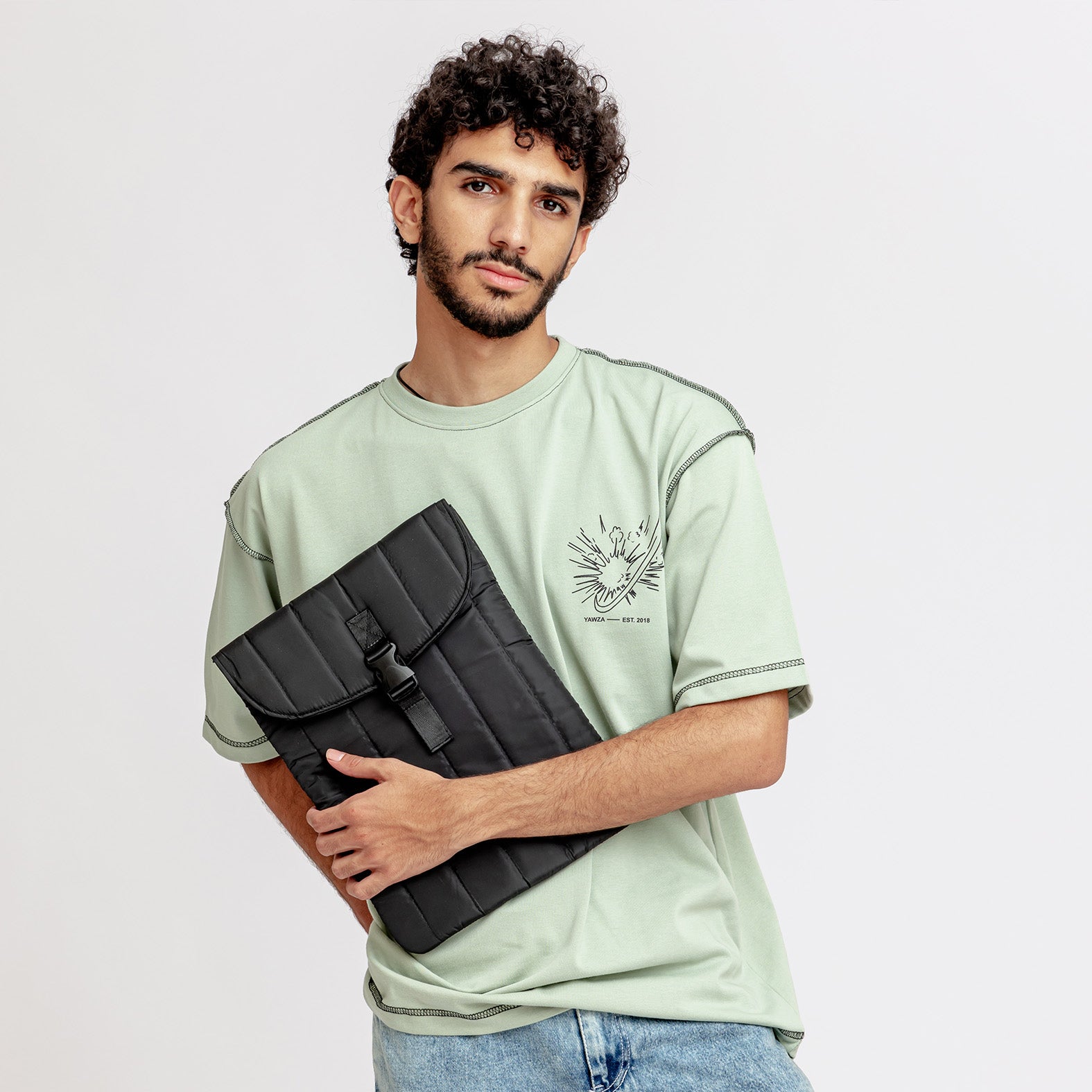 Black Nylon Laptop Sleeve