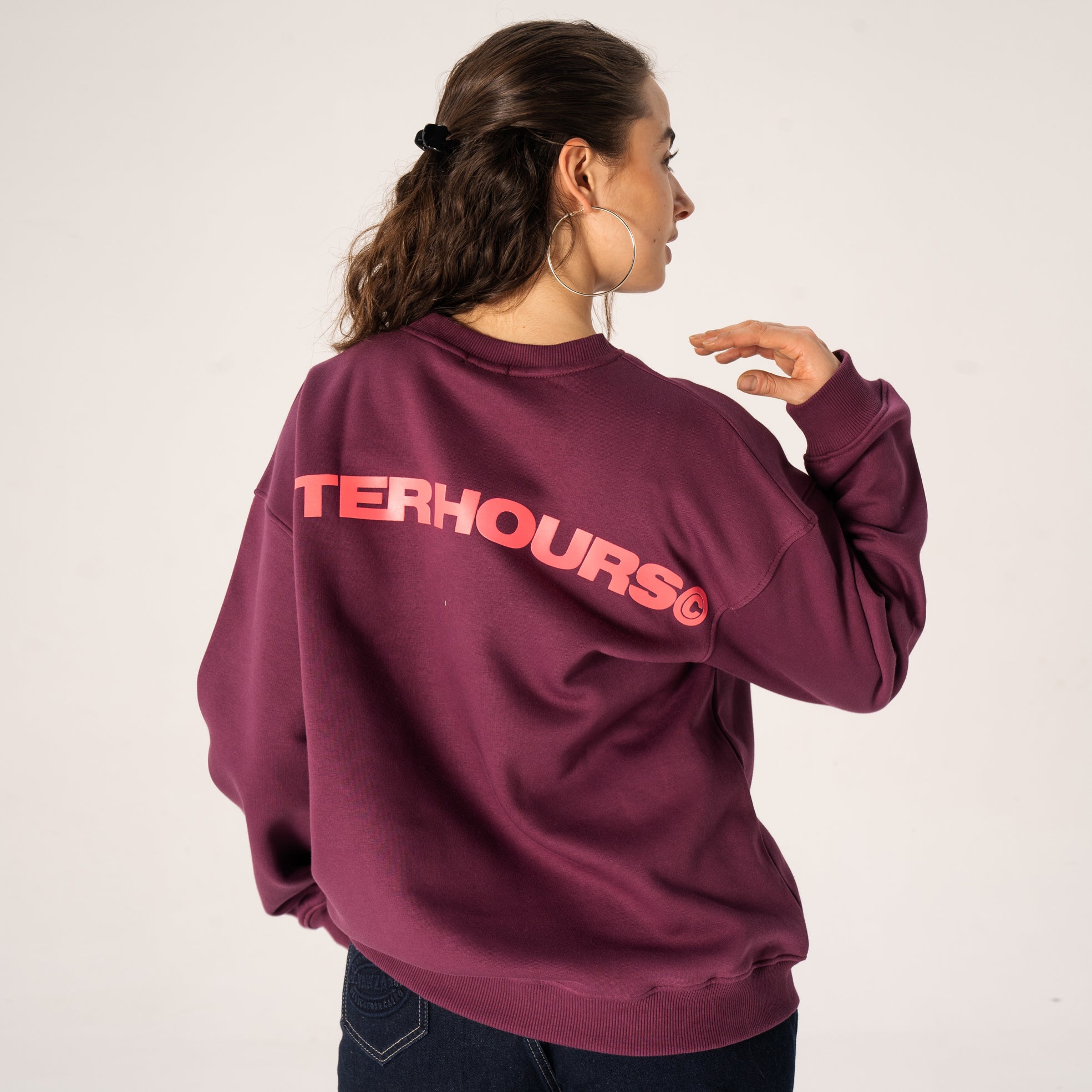 Burgundy After Hours Crewneck