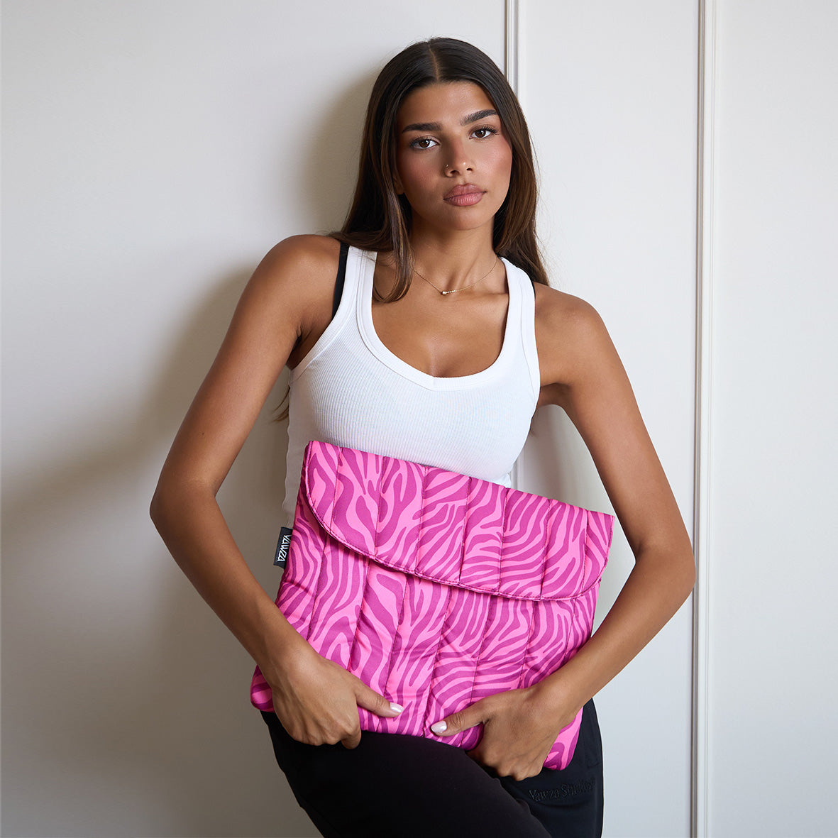 Fuchsia Zebra Laptop Sleeve