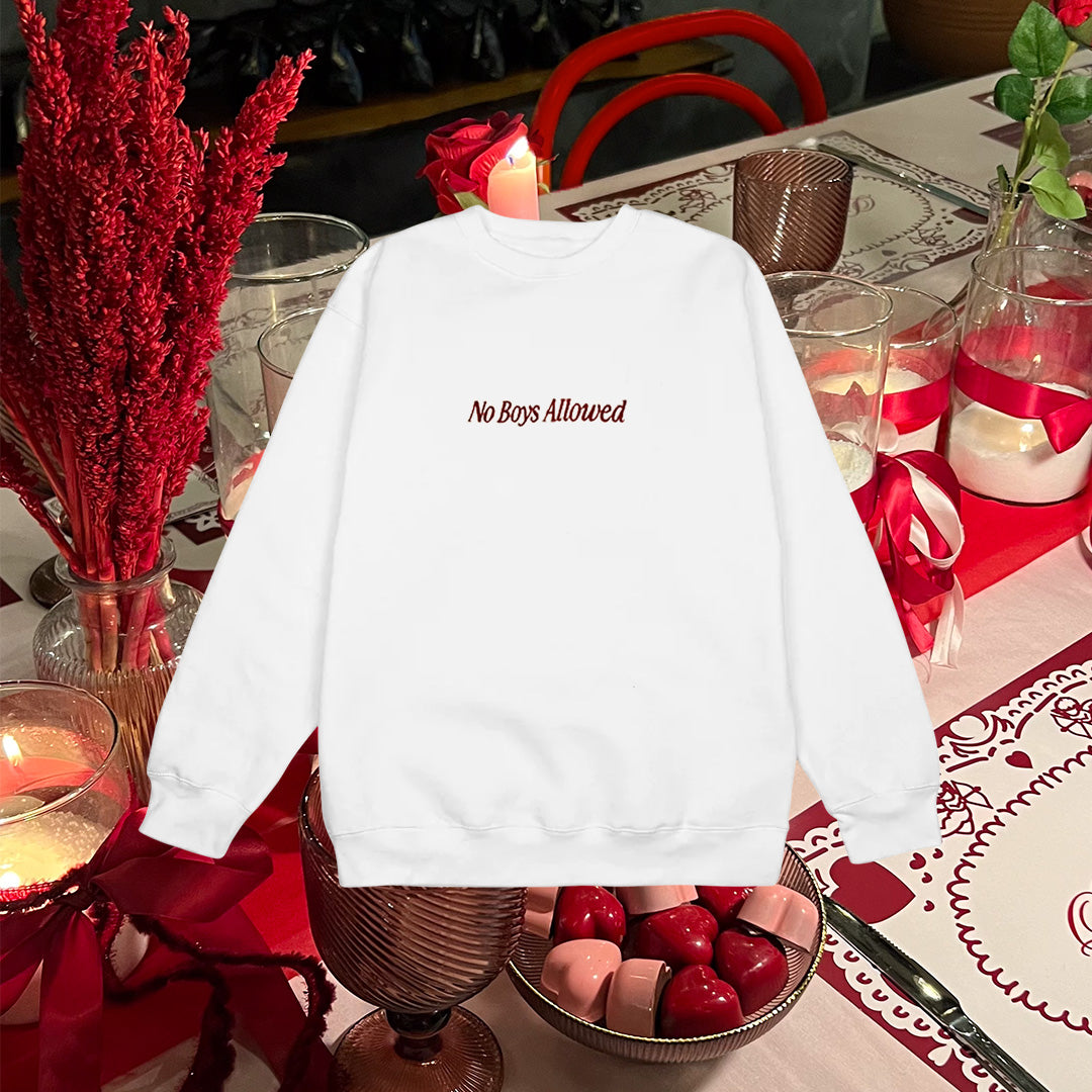 No Boys Allowed Crewneck
